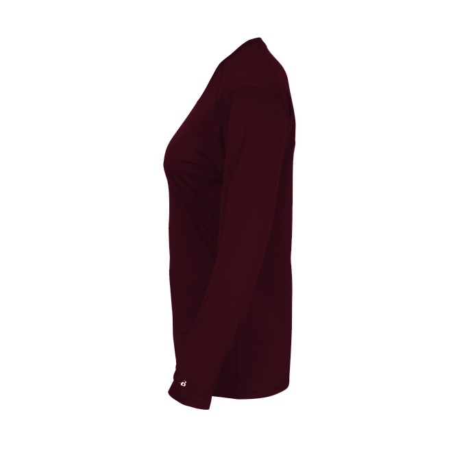 LADIES ULTIMATE V-NECK LONG SLEEVE TEE lside