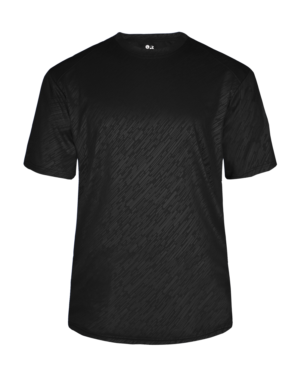 LINE EMBOSSED TEE front