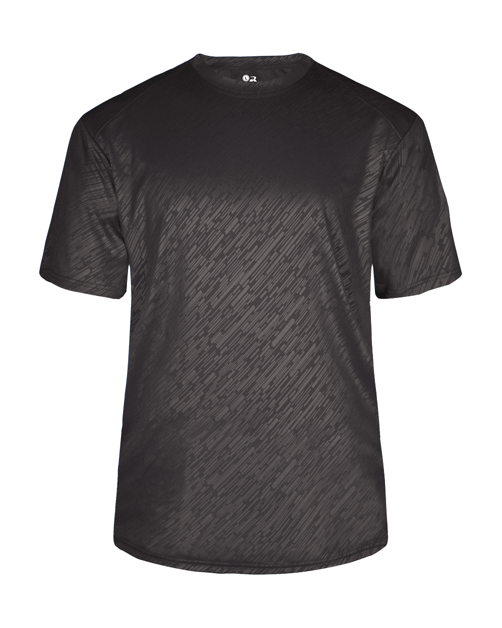 LINE EMBOSSED TEE front