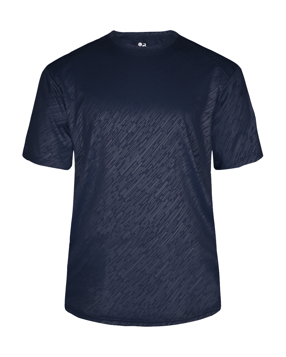 LINE EMBOSSED TEE front