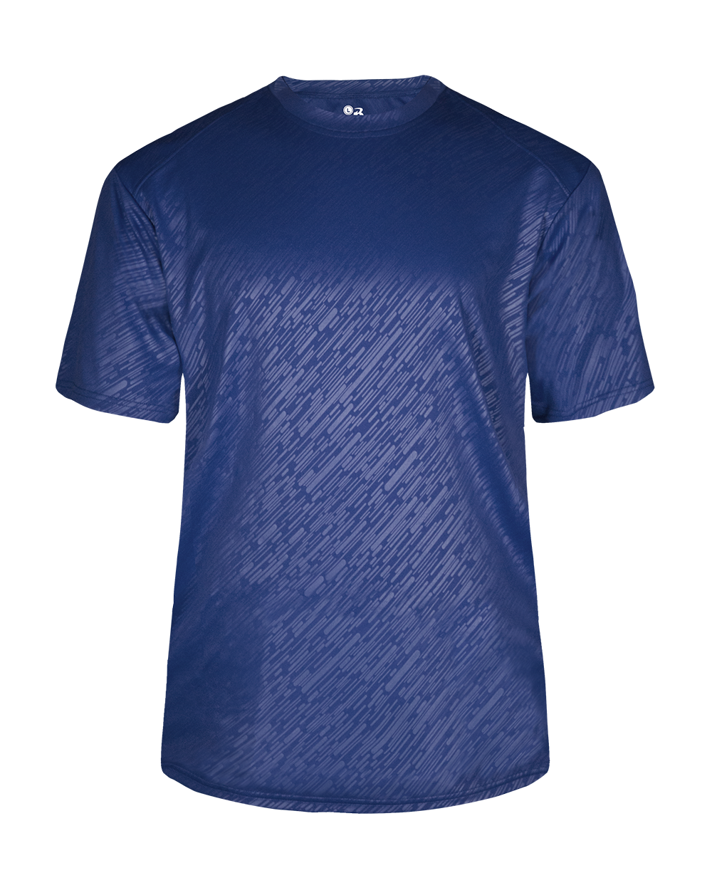 LINE EMBOSSED TEE front