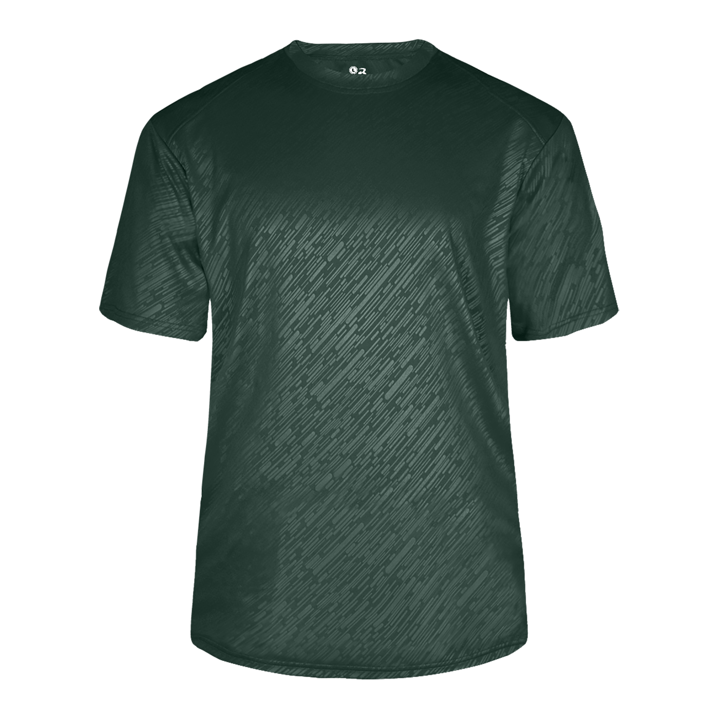 LINE EMBOSSED TEE front