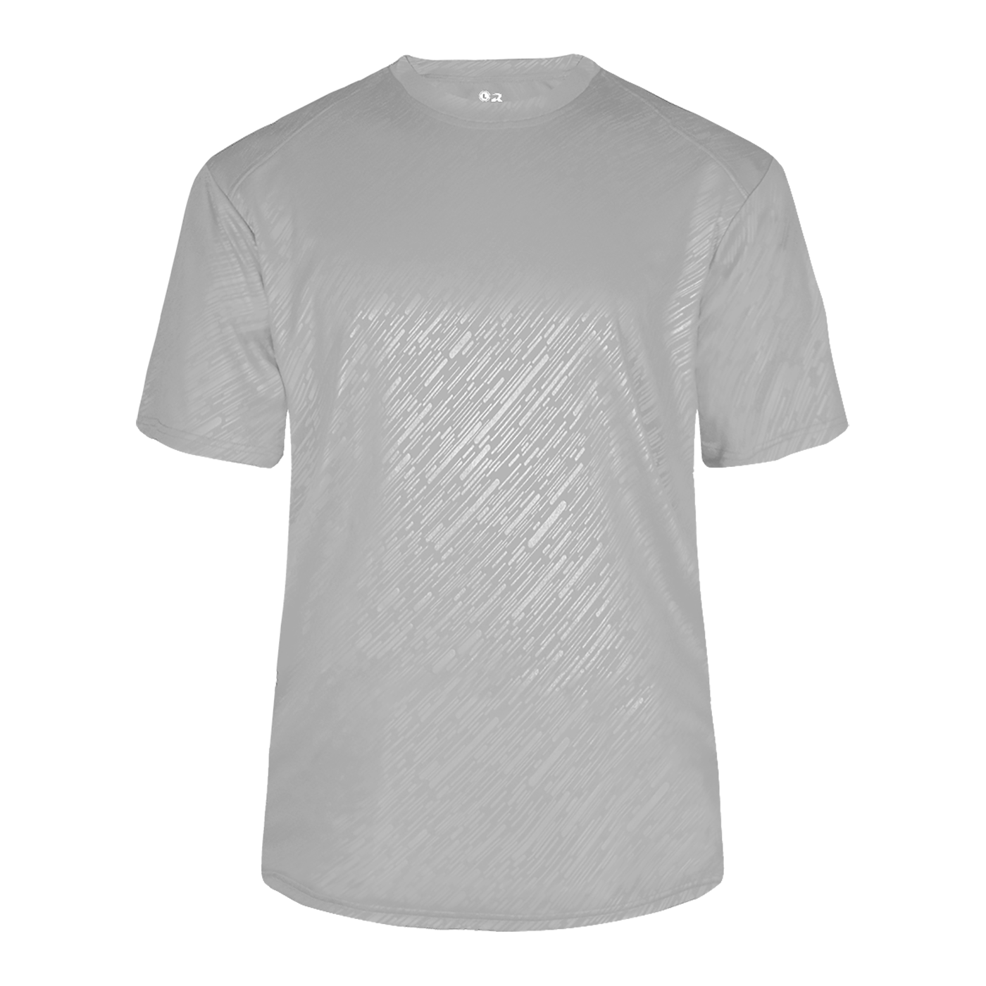 LINE EMBOSSED TEE front
