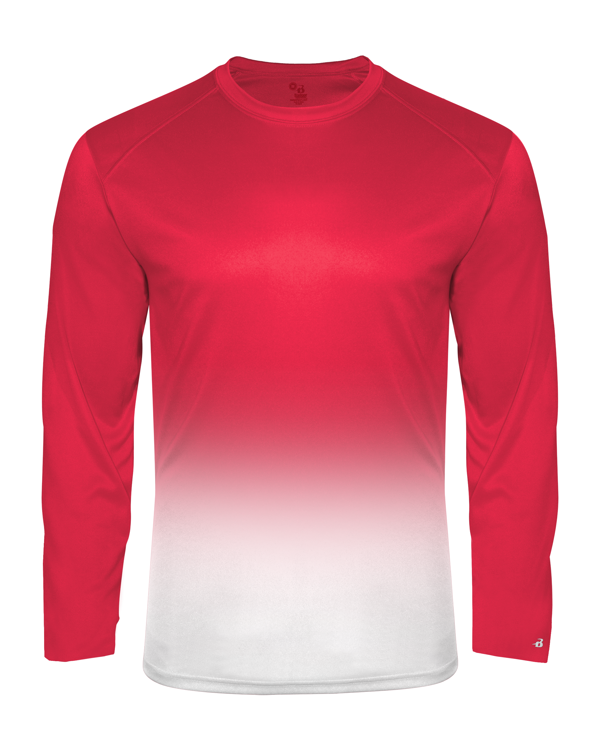 OMBRE LONG SLEEVE TEE front