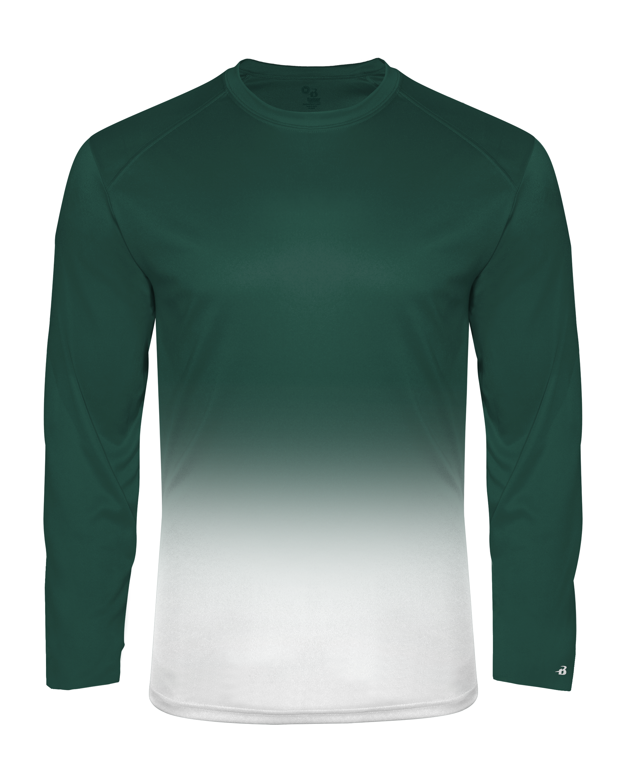 OMBRE LONG SLEEVE TEE front