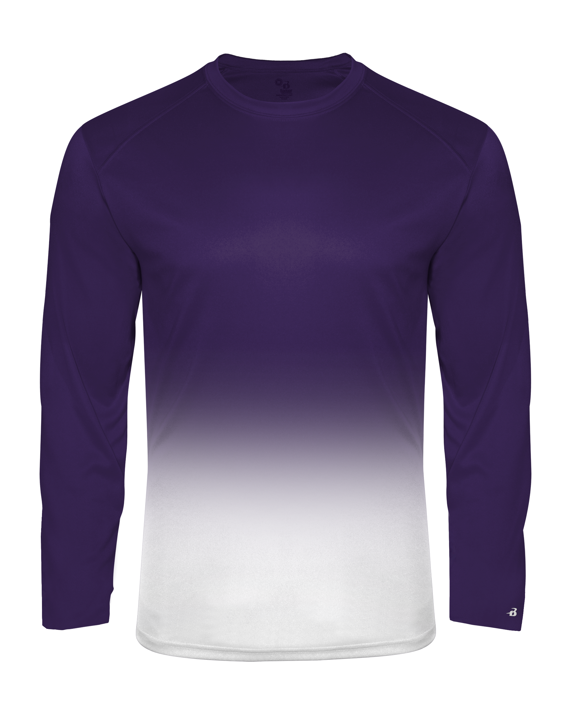OMBRE LONG SLEEVE TEE front
