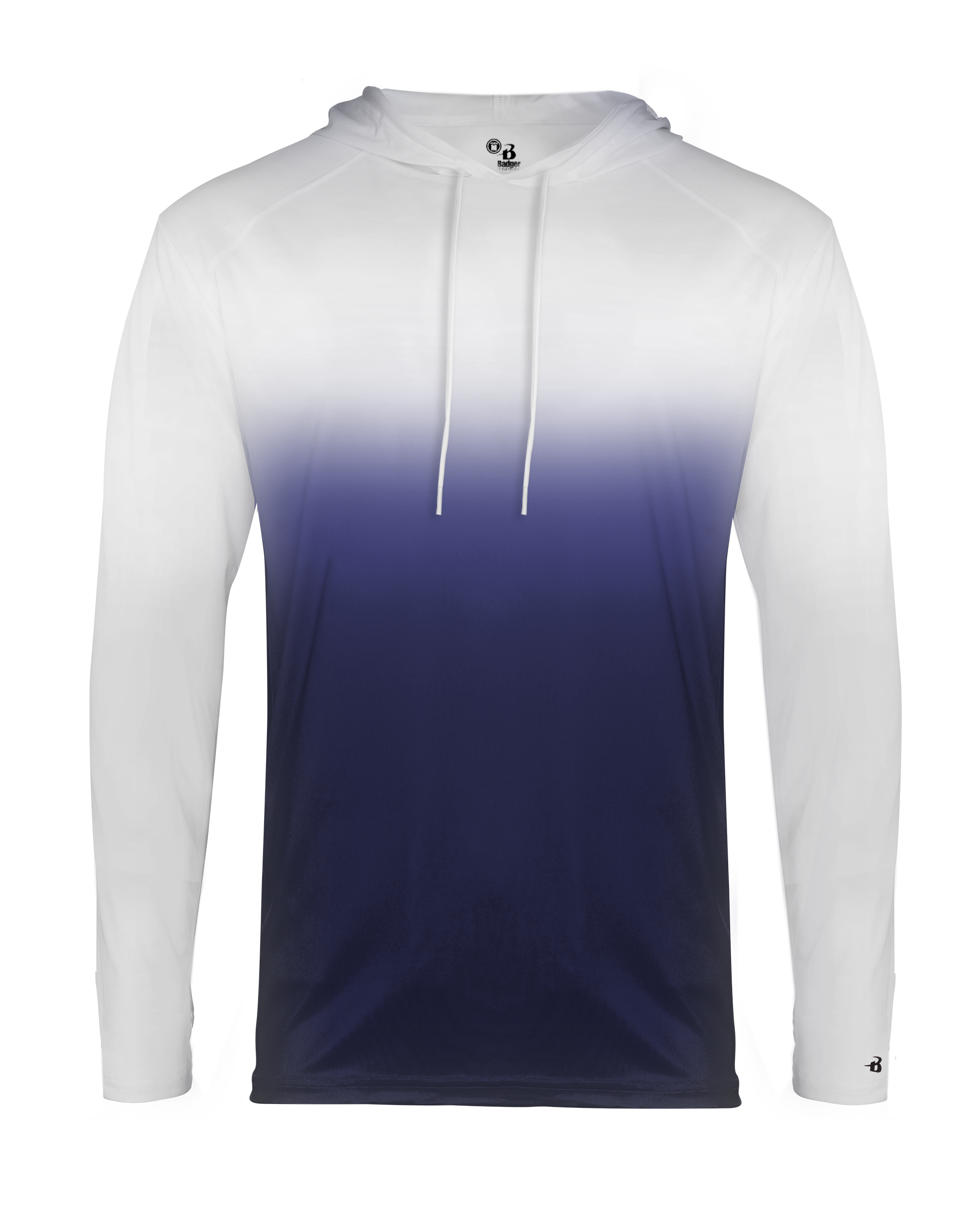 OMBRE HOOD TEE lquarter