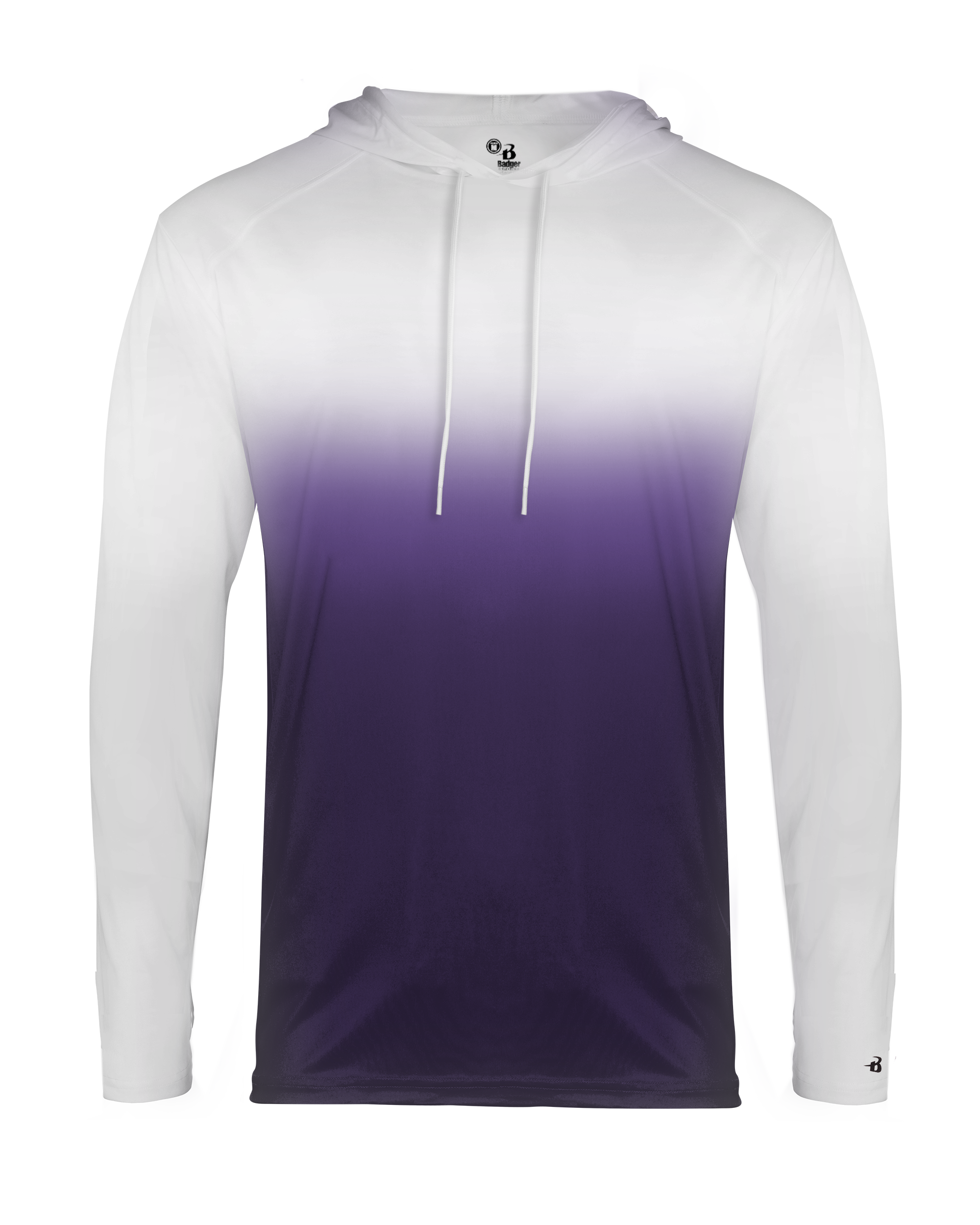 OMBRE HOOD TEE front