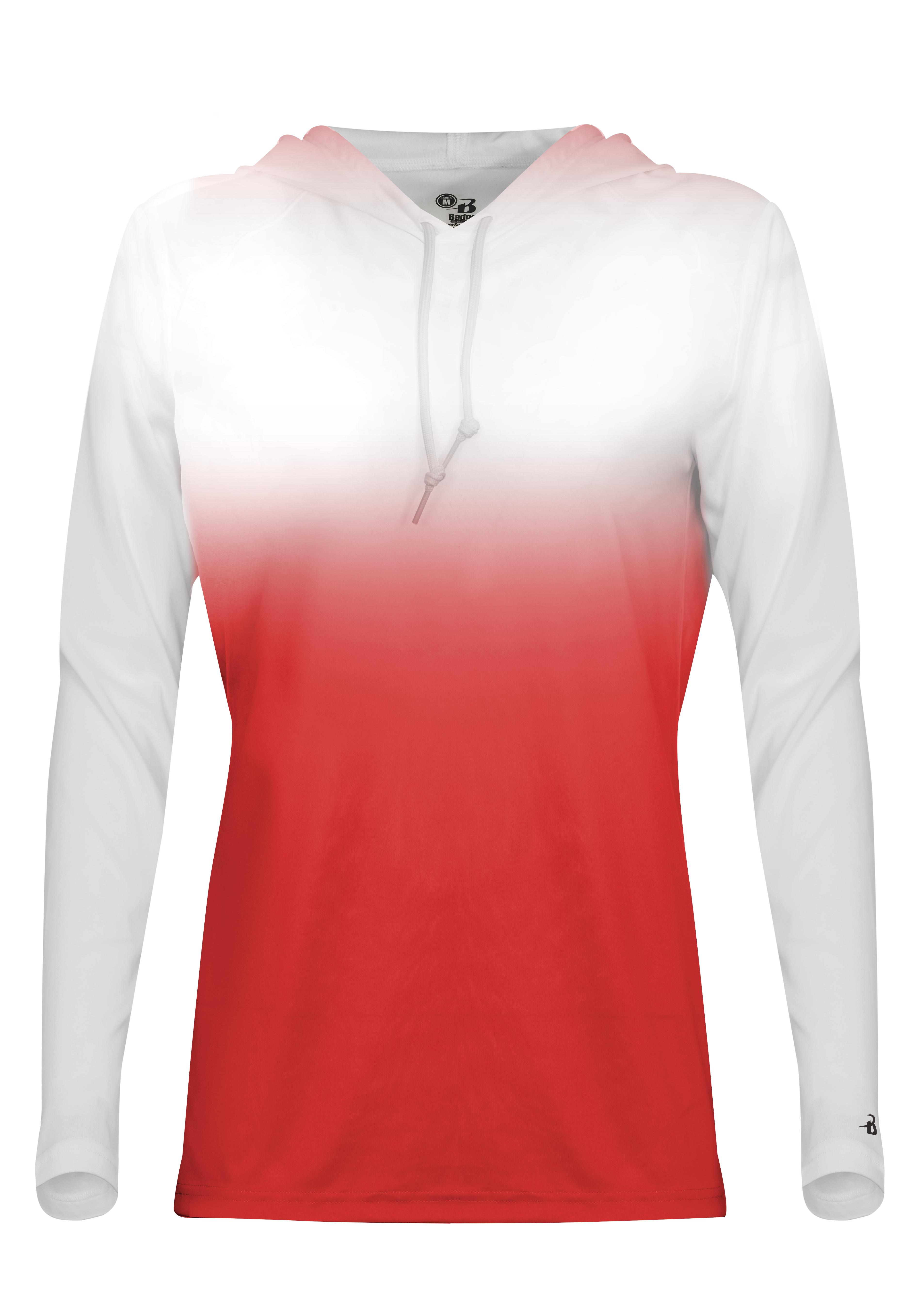 OMBRE WOMEN'S HOOD TEE lquarter