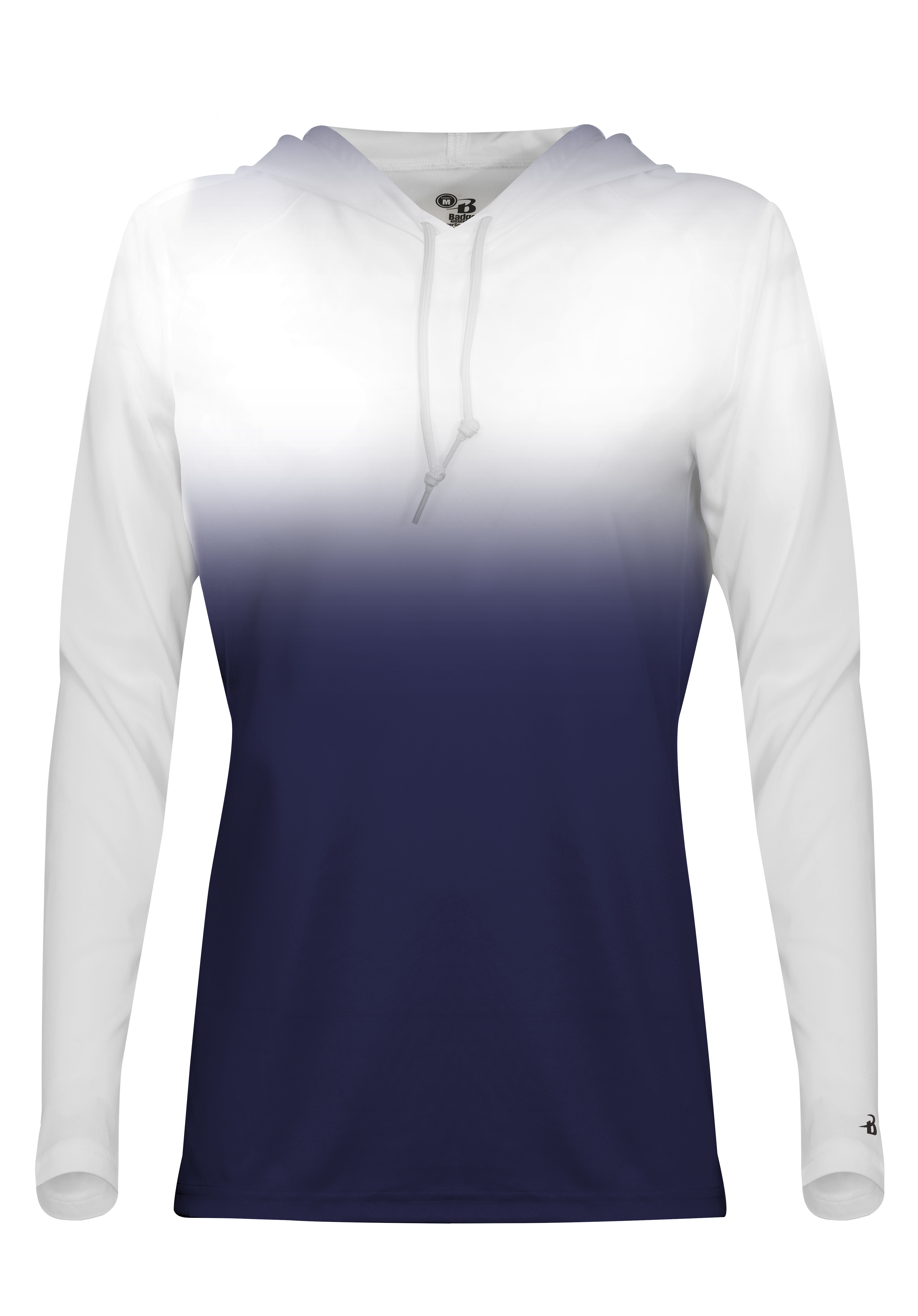 OMBRE WOMEN'S HOOD TEE back