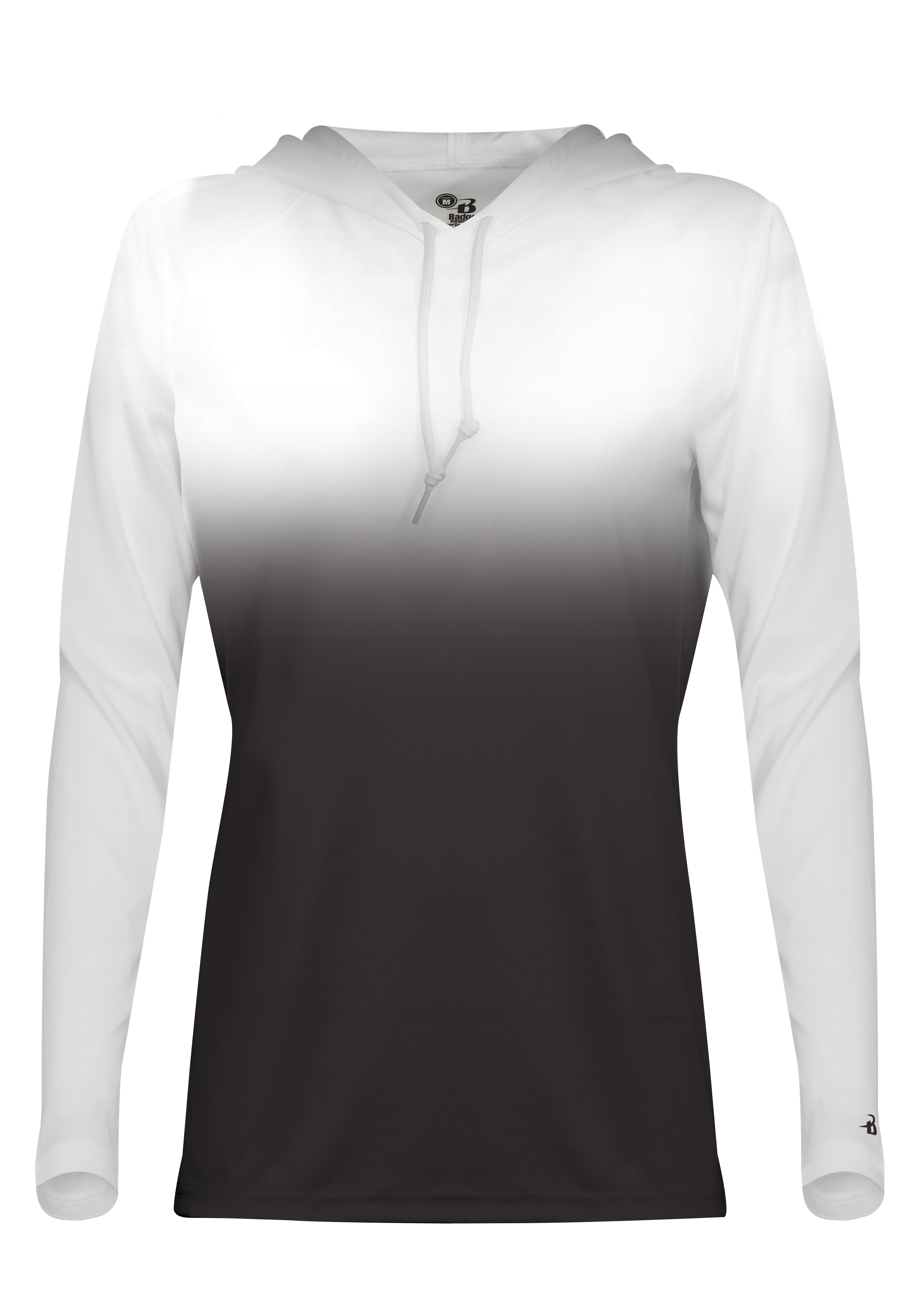 OMBRE WOMEN'S HOOD TEE lquarter