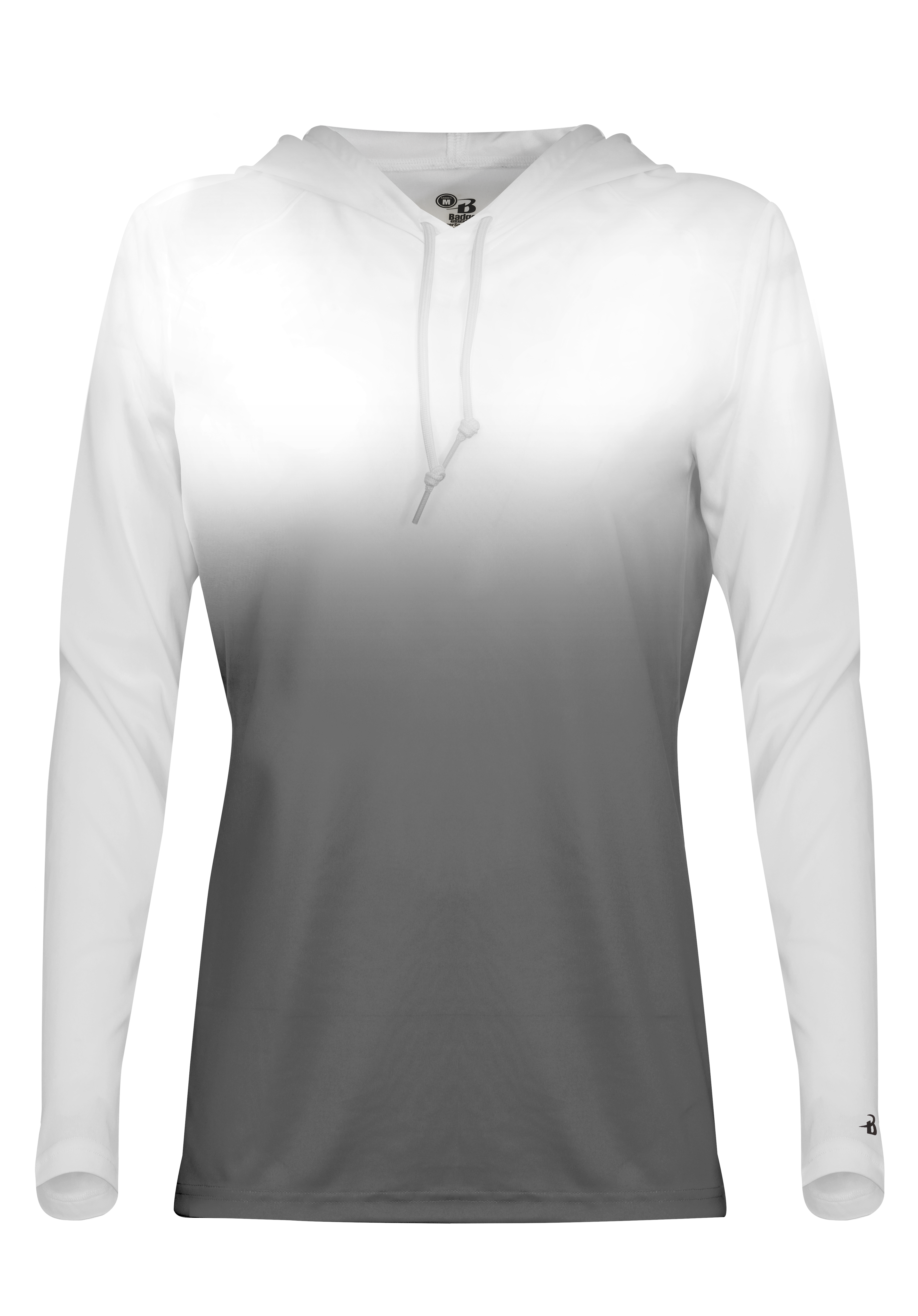 OMBRE WOMEN'S HOOD TEE front