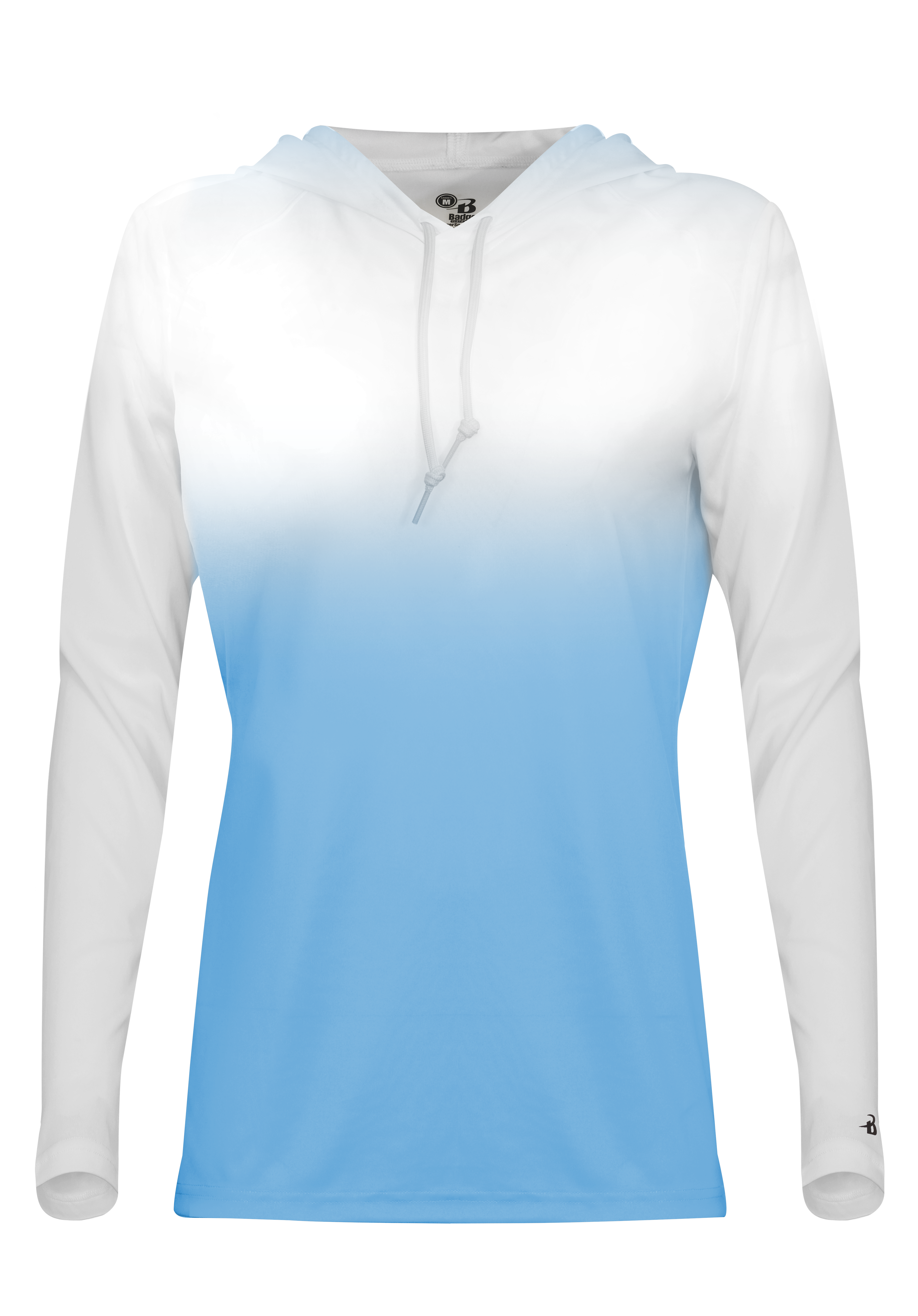 OMBRE WOMEN'S HOOD TEE front