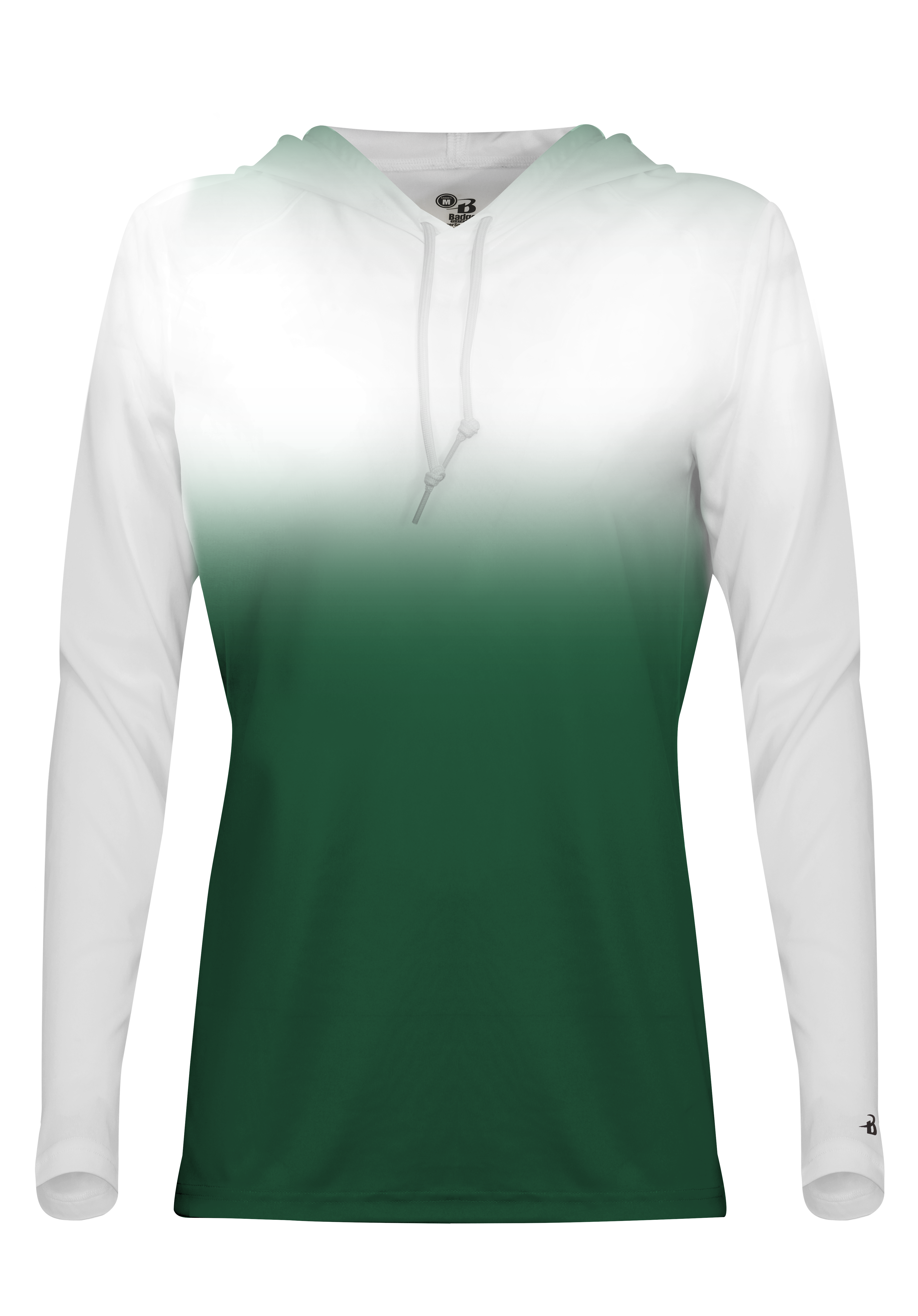 OMBRE WOMEN'S HOOD TEE back