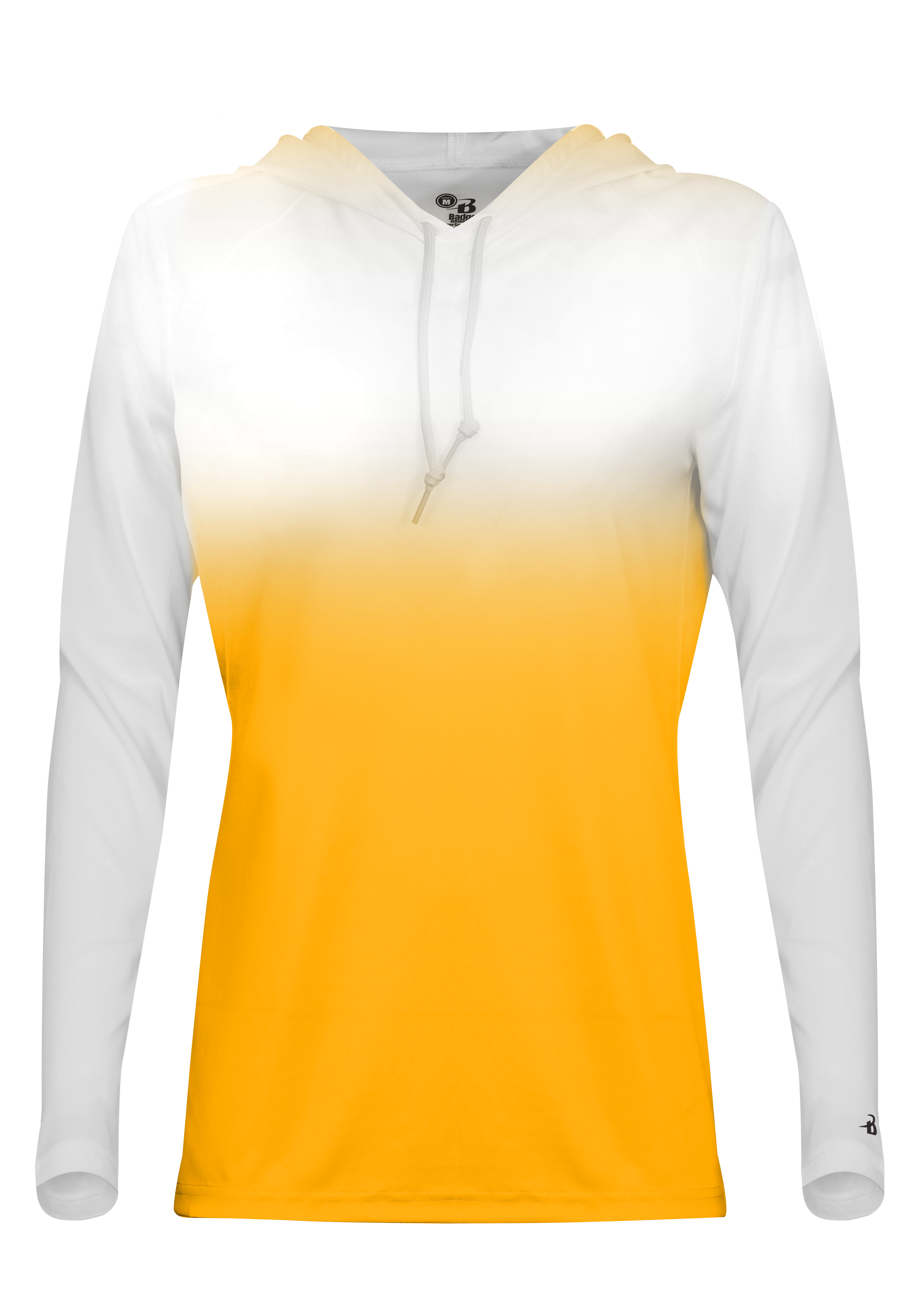 OMBRE WOMEN'S HOOD TEE lside