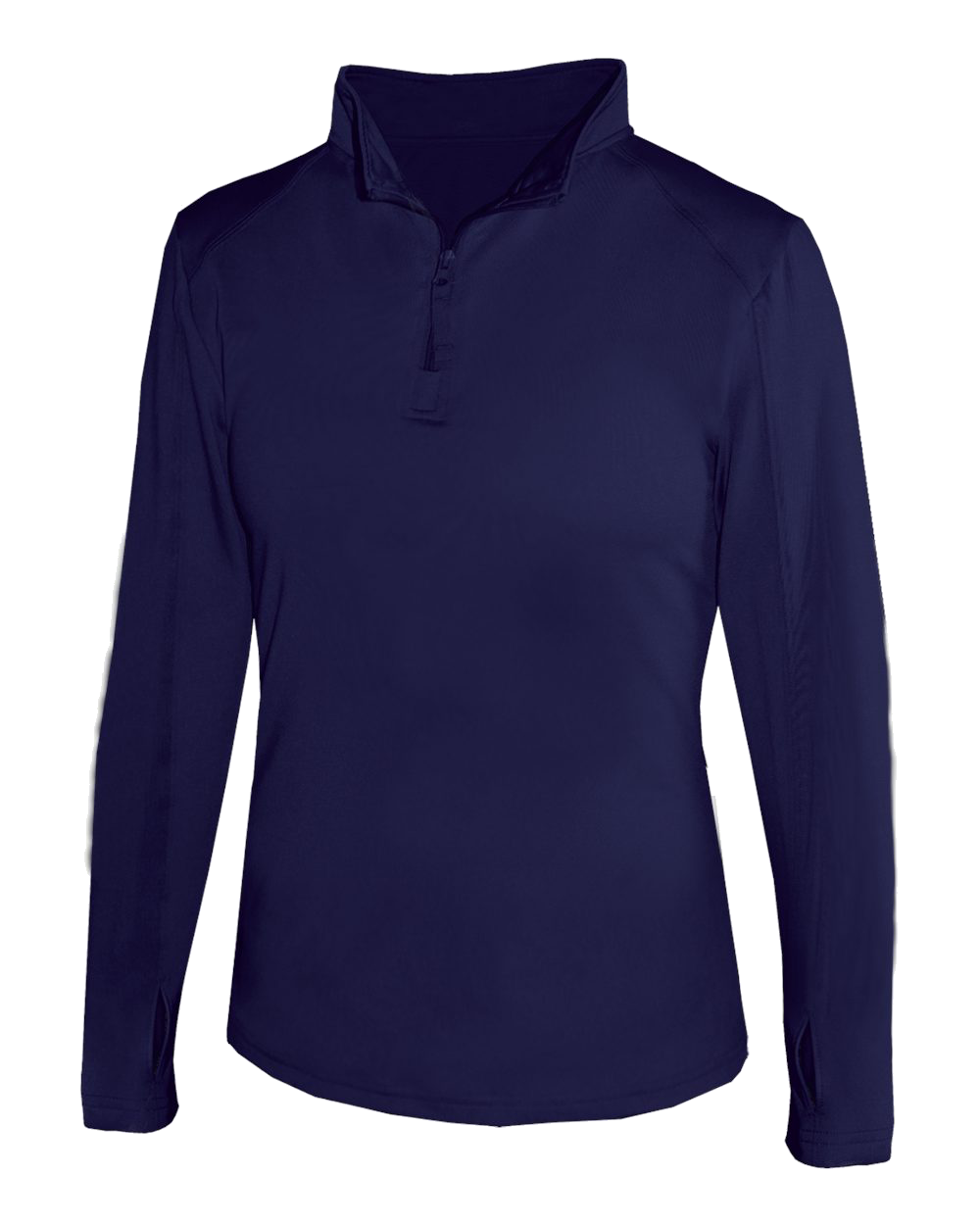 1/4 ZIP LADIES' LIGHTWEIGHT PU front