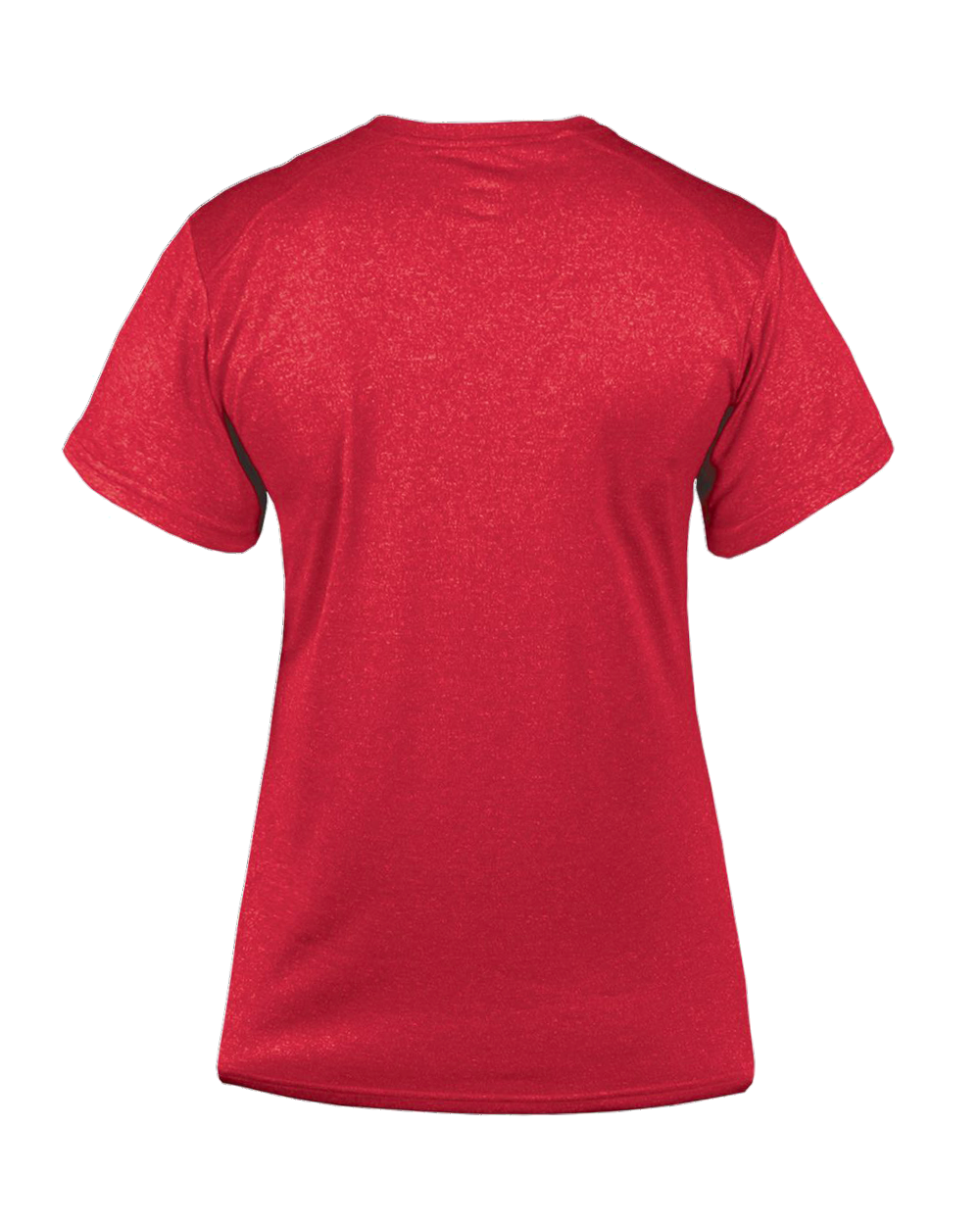 PRO HEATHER LADIES' V-NECK TEE back