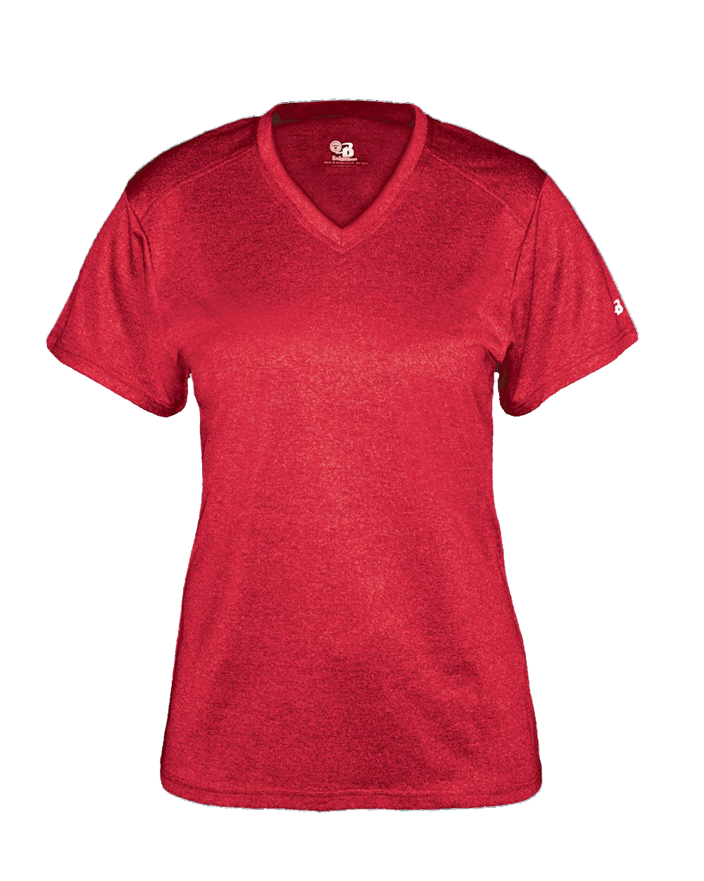 PRO HEATHER LADIES' V-NECK TEE lquarter