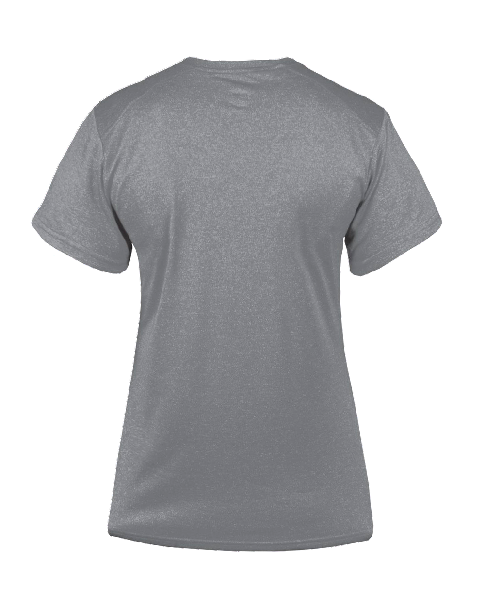 PRO HEATHER LADIES' V-NECK TEE back