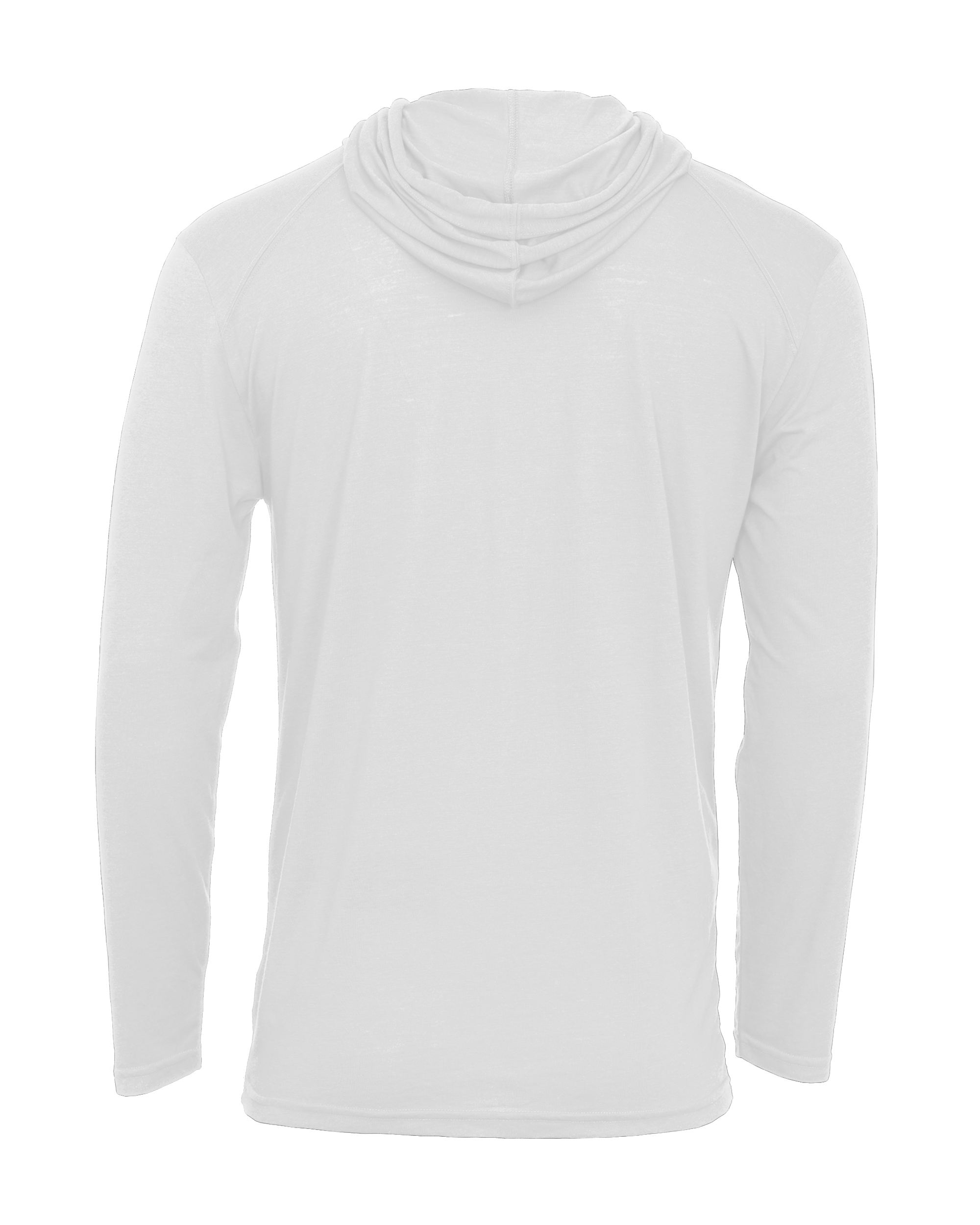 TRI-BLEND SURPLICE HOOD TEE back