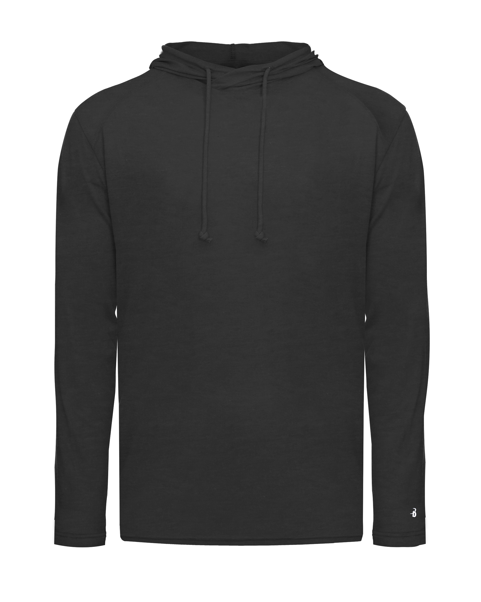 TRI-BLEND SURPLICE HOOD TEE lside