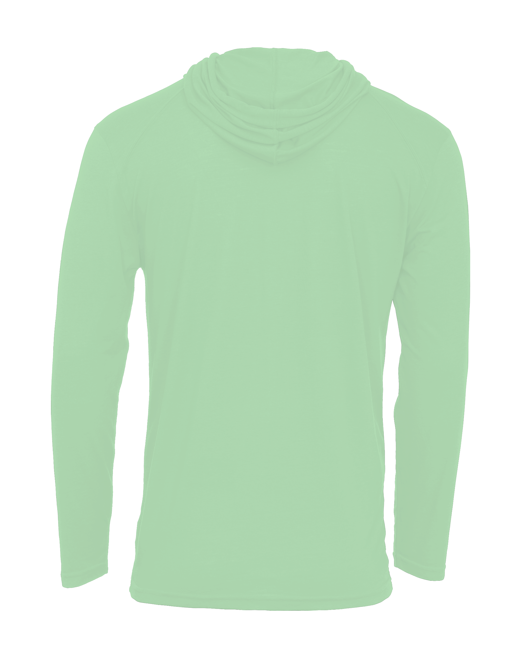 TRI-BLEND SURPLICE HOOD TEE back