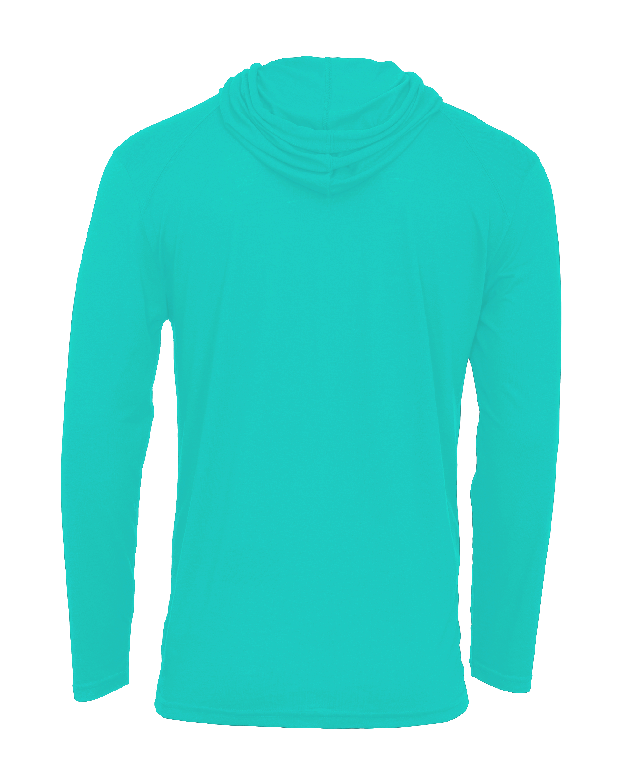TRI-BLEND SURPLICE HOOD TEE back