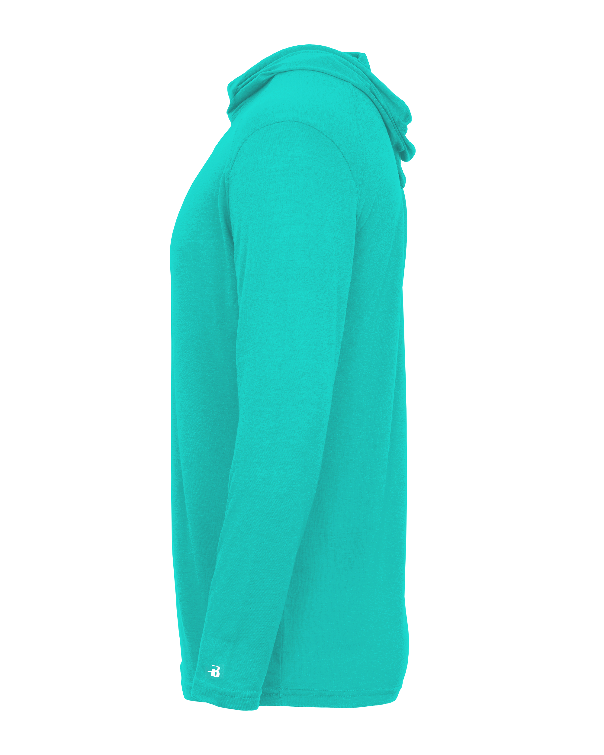 TRI-BLEND SURPLICE HOOD TEE lside