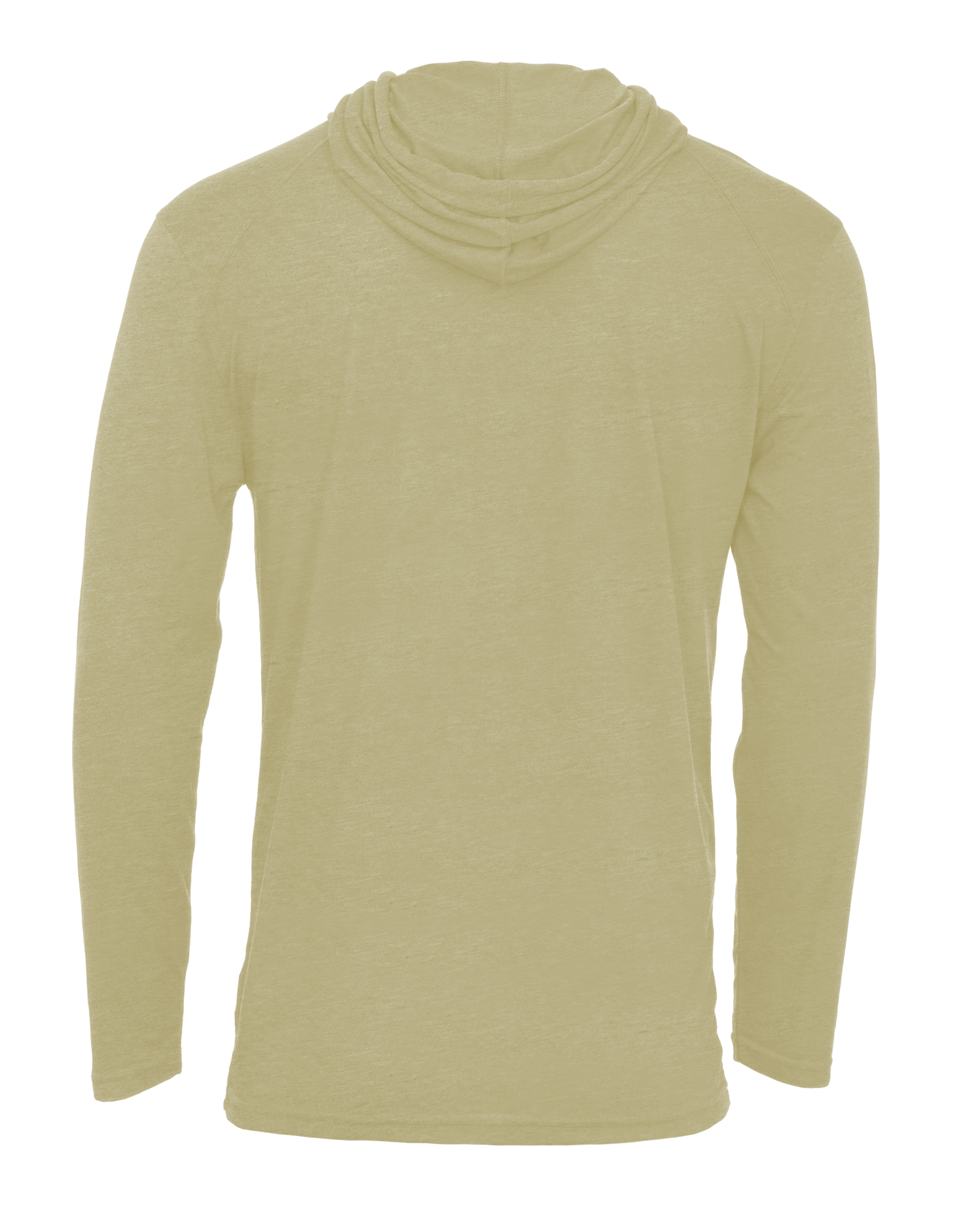 TRI-BLEND SURPLICE HOOD TEE back