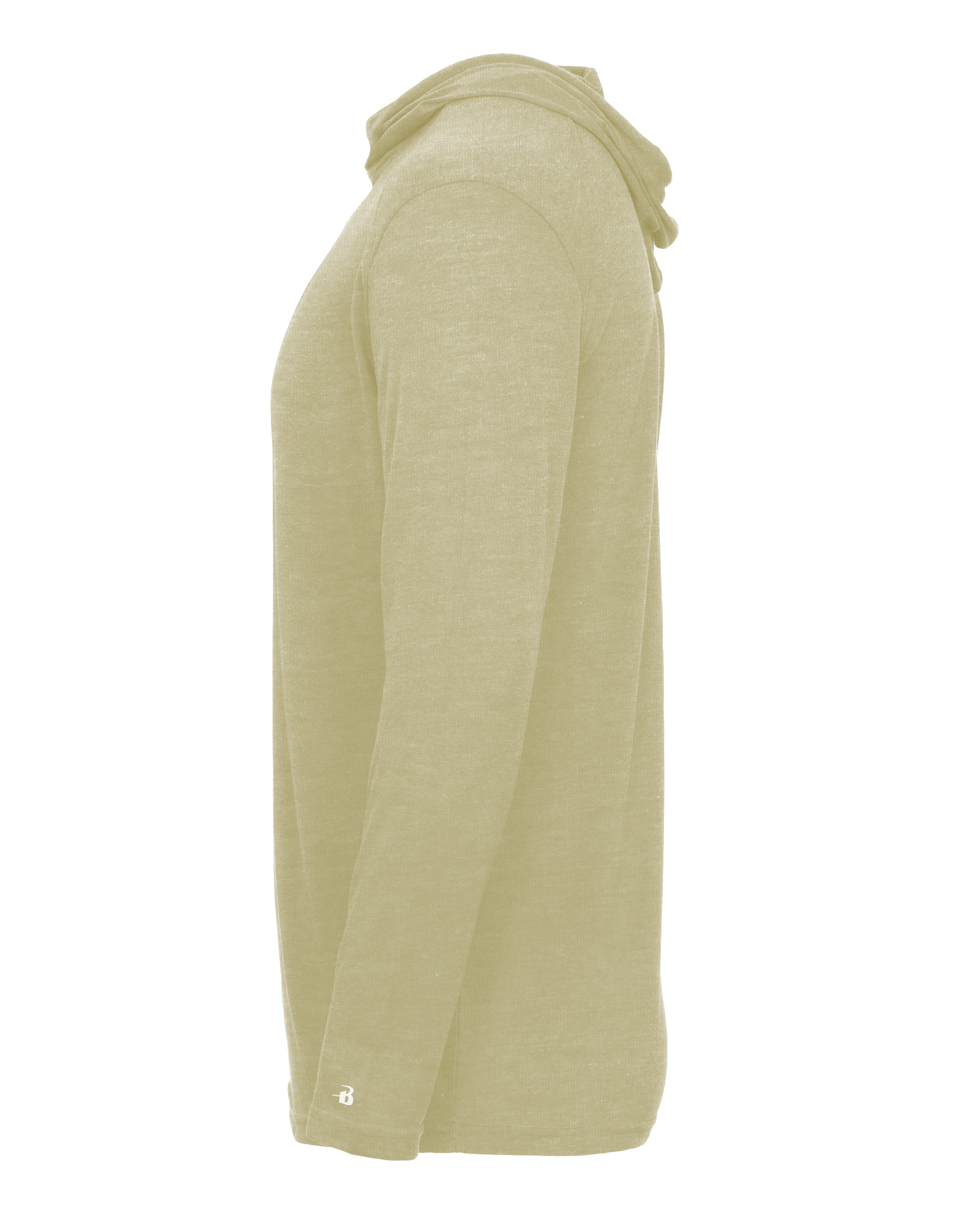 TRI-BLEND SURPLICE HOOD TEE lside