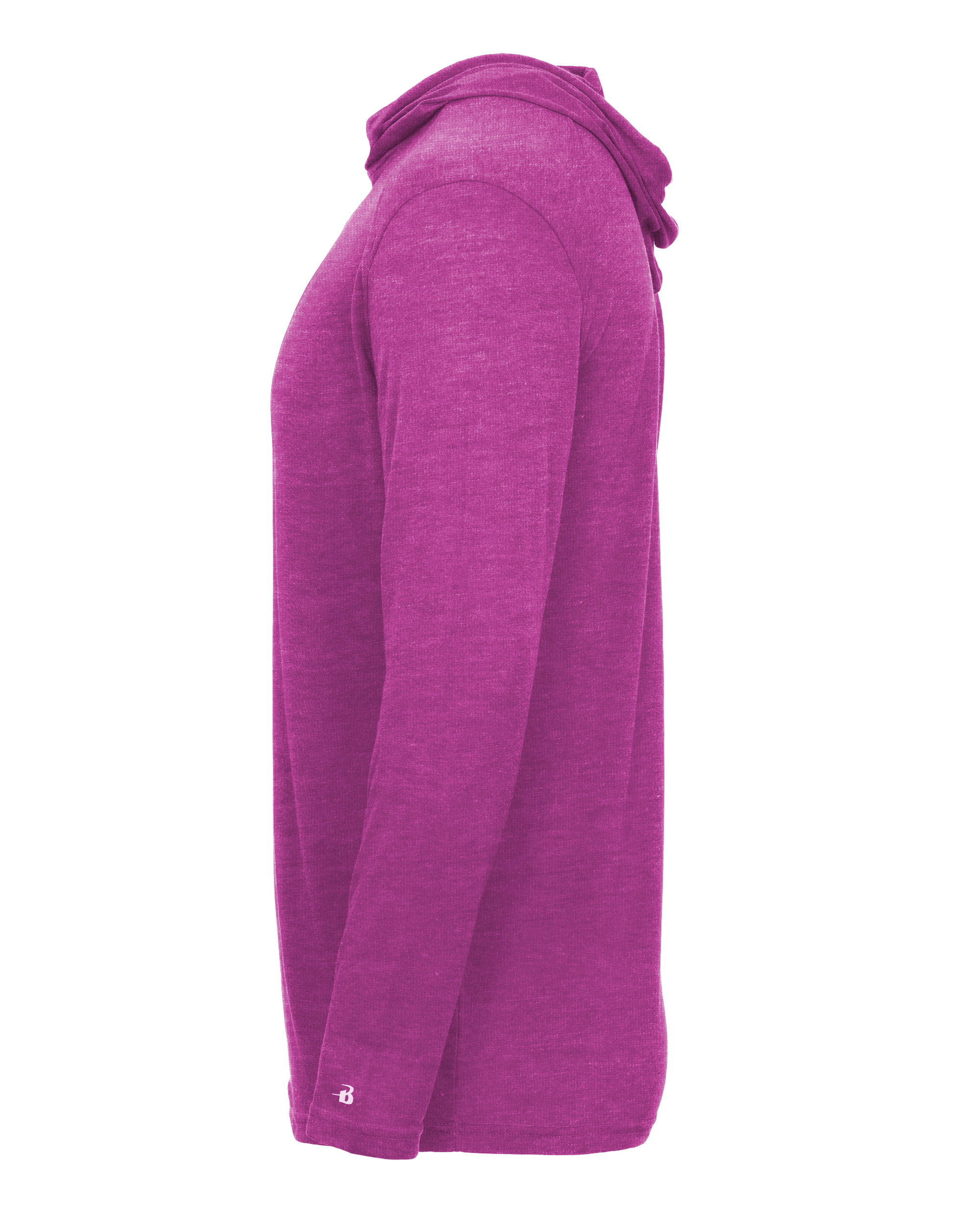TRI-BLEND SURPLICE HOOD TEE lside