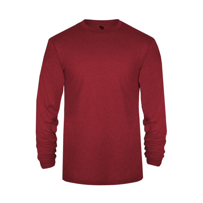 TRI-BLEND LONG SLEEVE TEE front