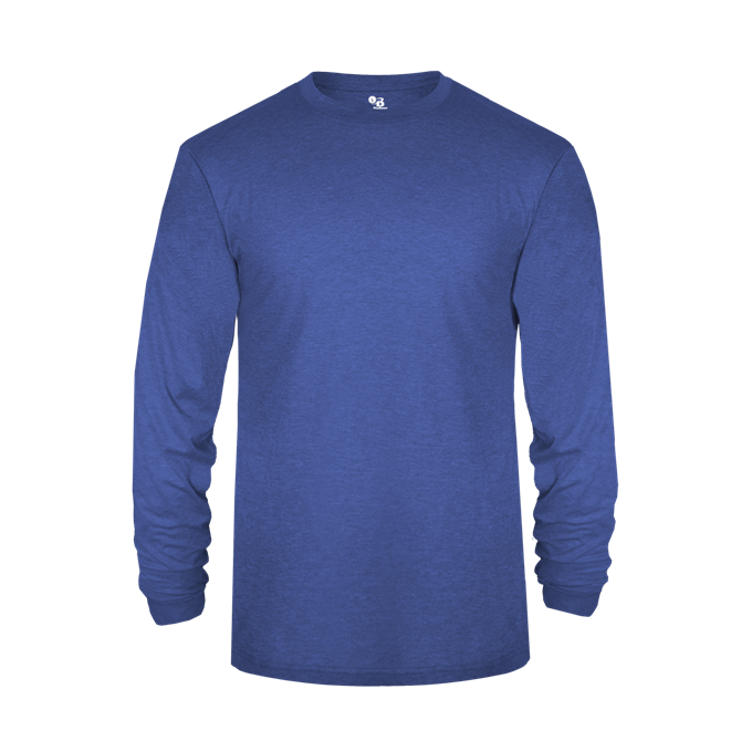 TRI-BLEND LONG SLEEVE TEE front