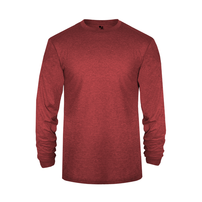 TRI-BLEND LONG SLEEVE TEE front