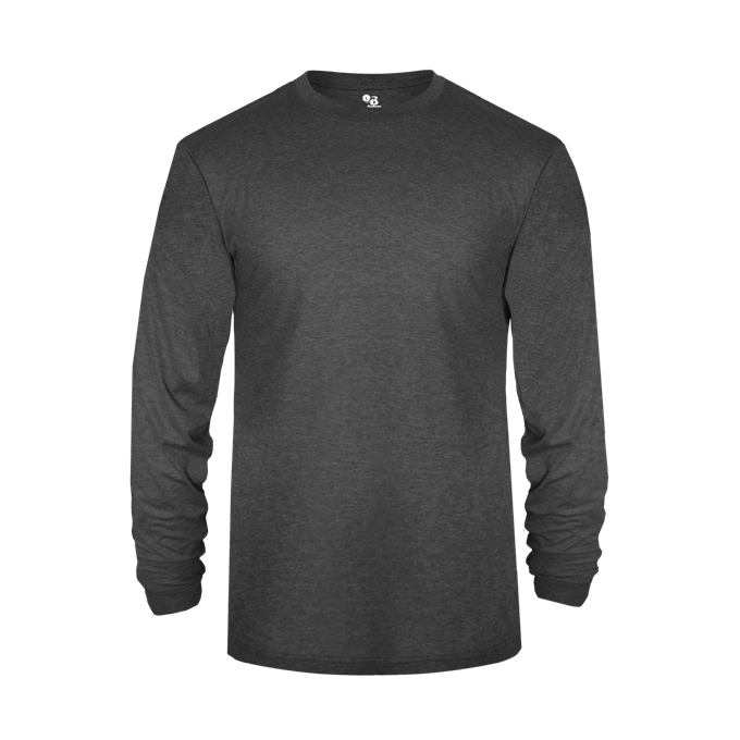 TRI-BLEND LONG SLEEVE TEE front