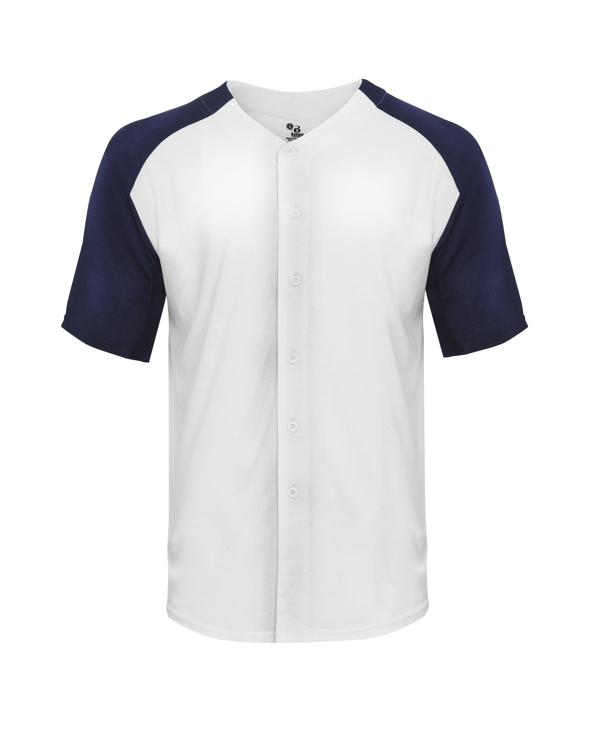 TRI-BLEND FULL BUTTON TEE back
