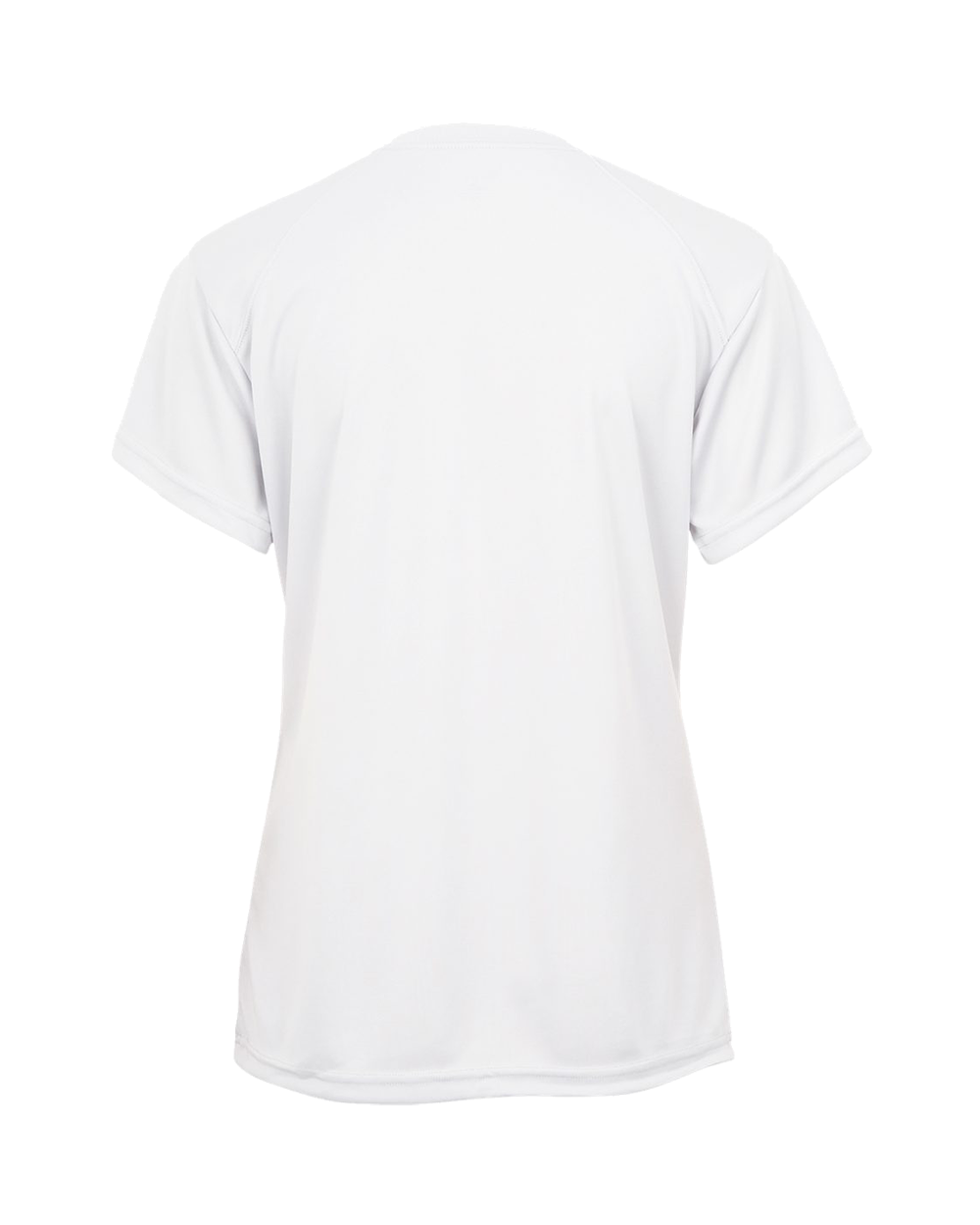 LADIES TRI-BLEND V-NECK TEE back