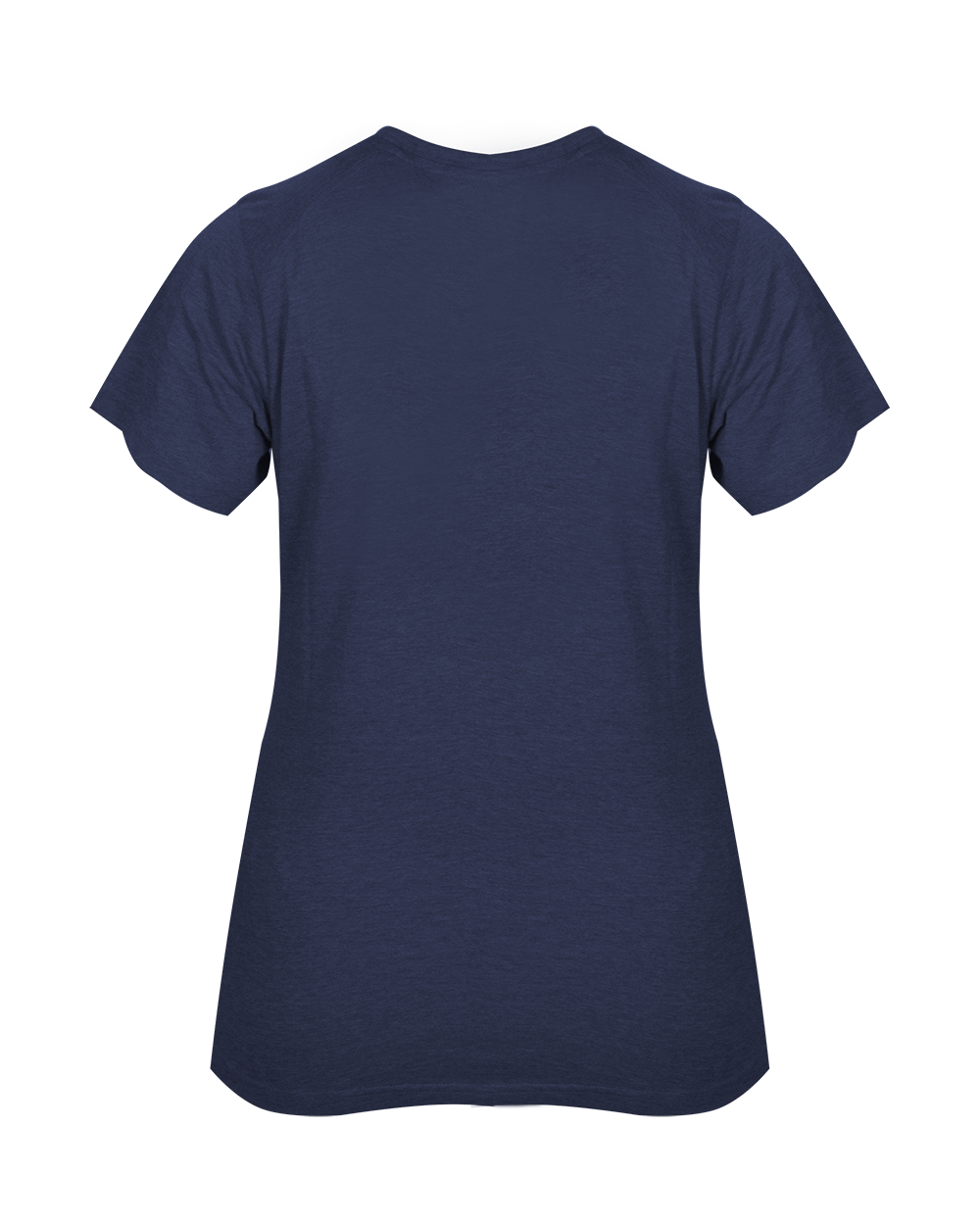LADIES TRI-BLEND V-NECK TEE back