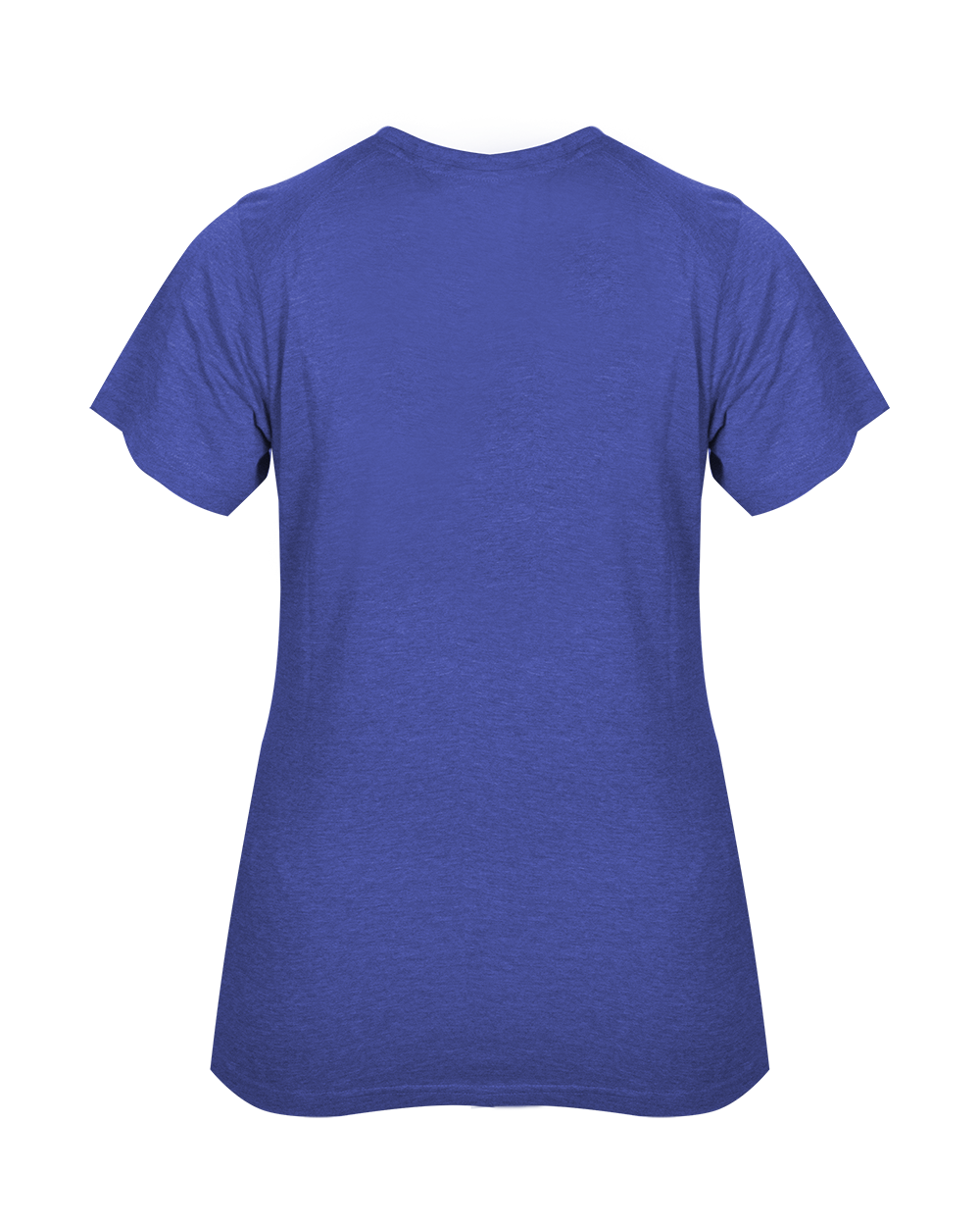 LADIES TRI-BLEND V-NECK TEE back