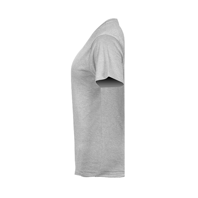 LADIES TRI-BLEND V-NECK TEE lside