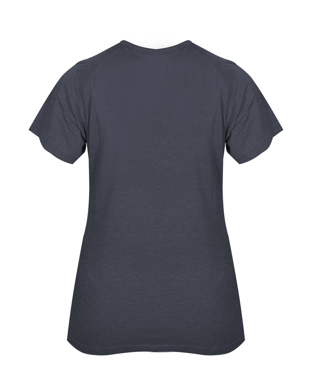 LADIES TRI-BLEND V-NECK TEE back