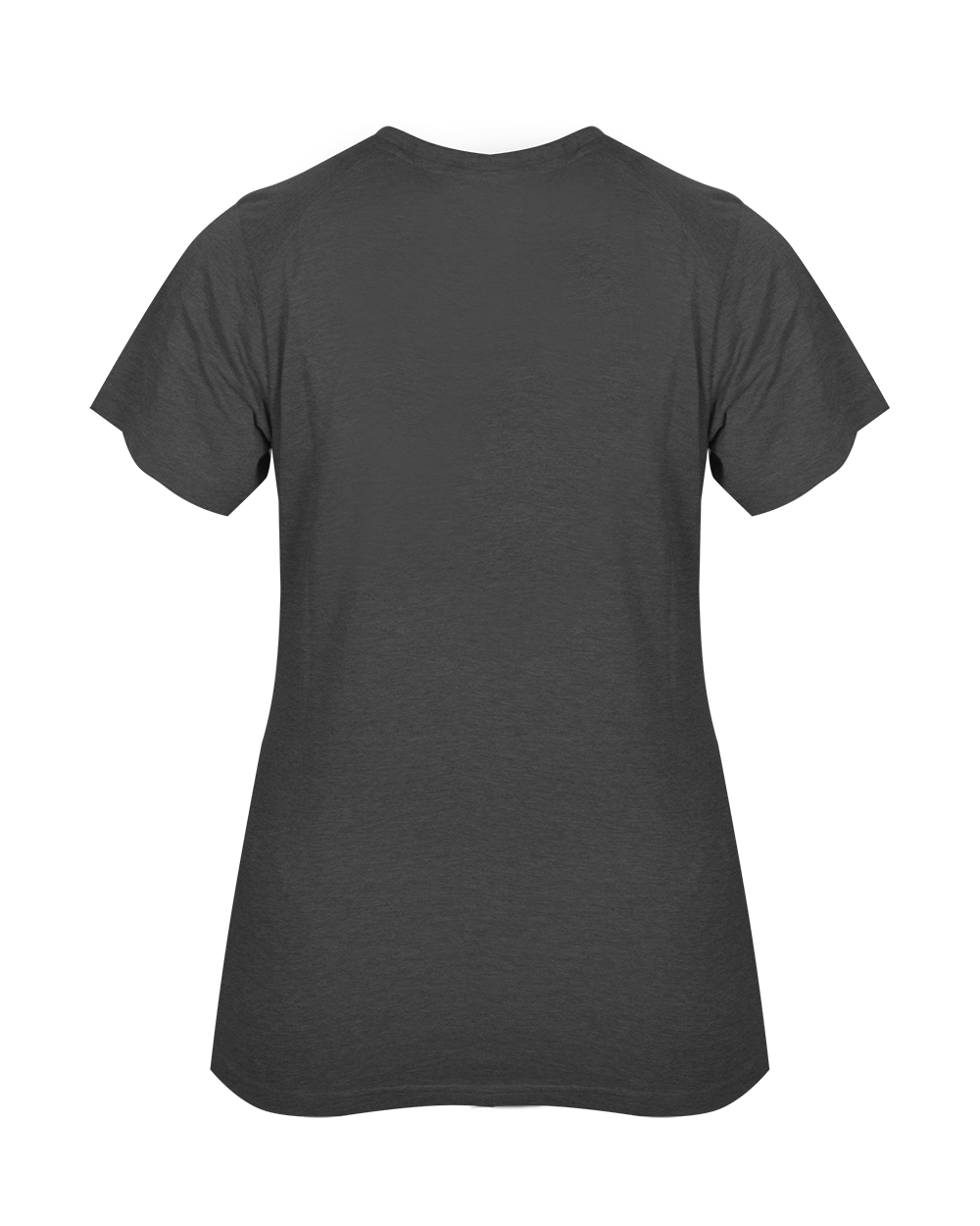 LADIES TRI-BLEND V-NECK TEE back