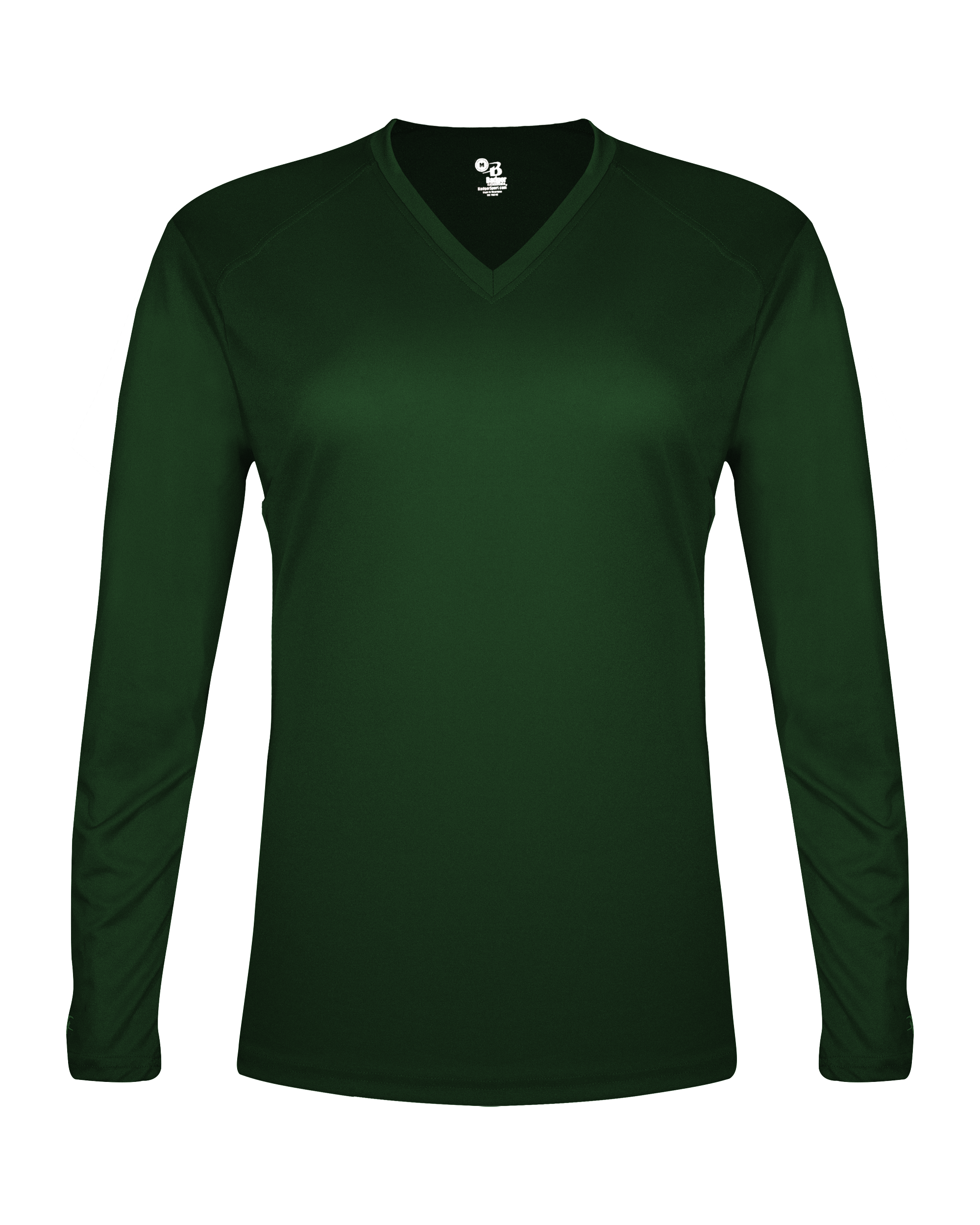 LADIES TRI-BLEND V-NECK LONG SLEEVE TEE lquarter