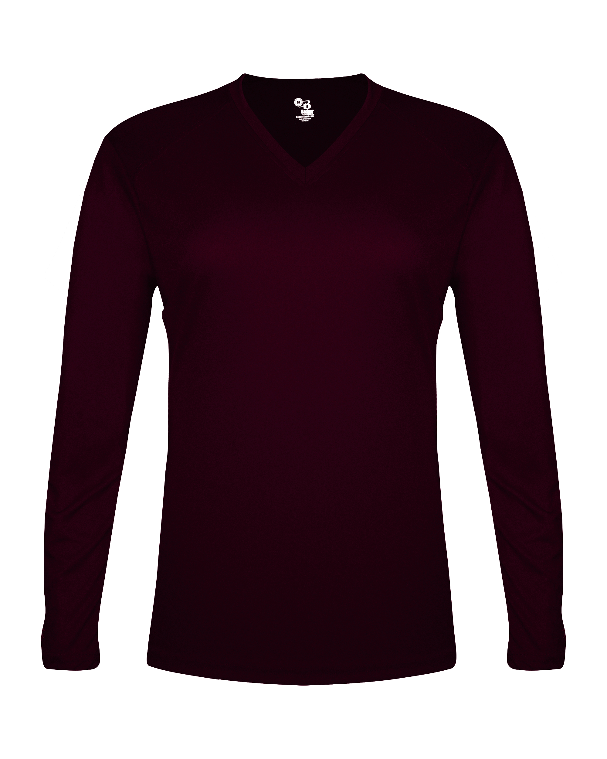 LADIES TRI-BLEND V-NECK LONG SLEEVE TEE lquarter