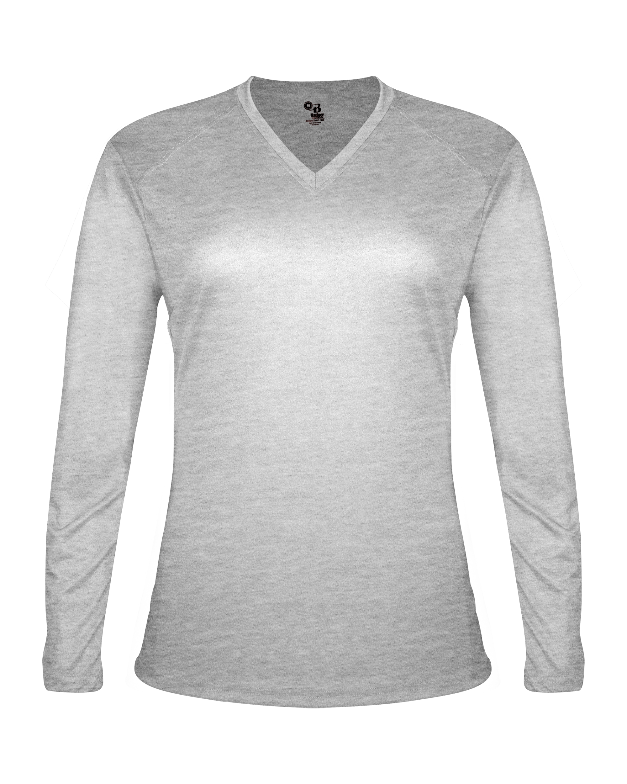 LADIES TRI-BLEND V-NECK LONG SLEEVE TEE lquarter