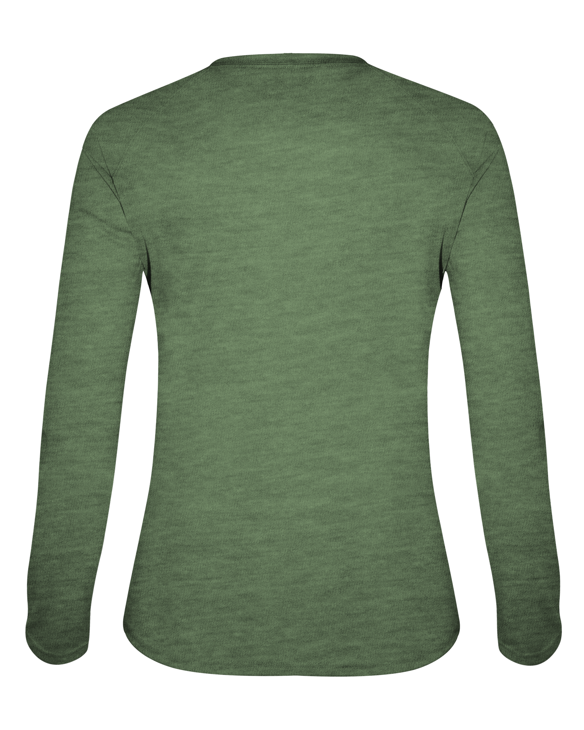 LADIES TRI-BLEND V-NECK LONG SLEEVE TEE back