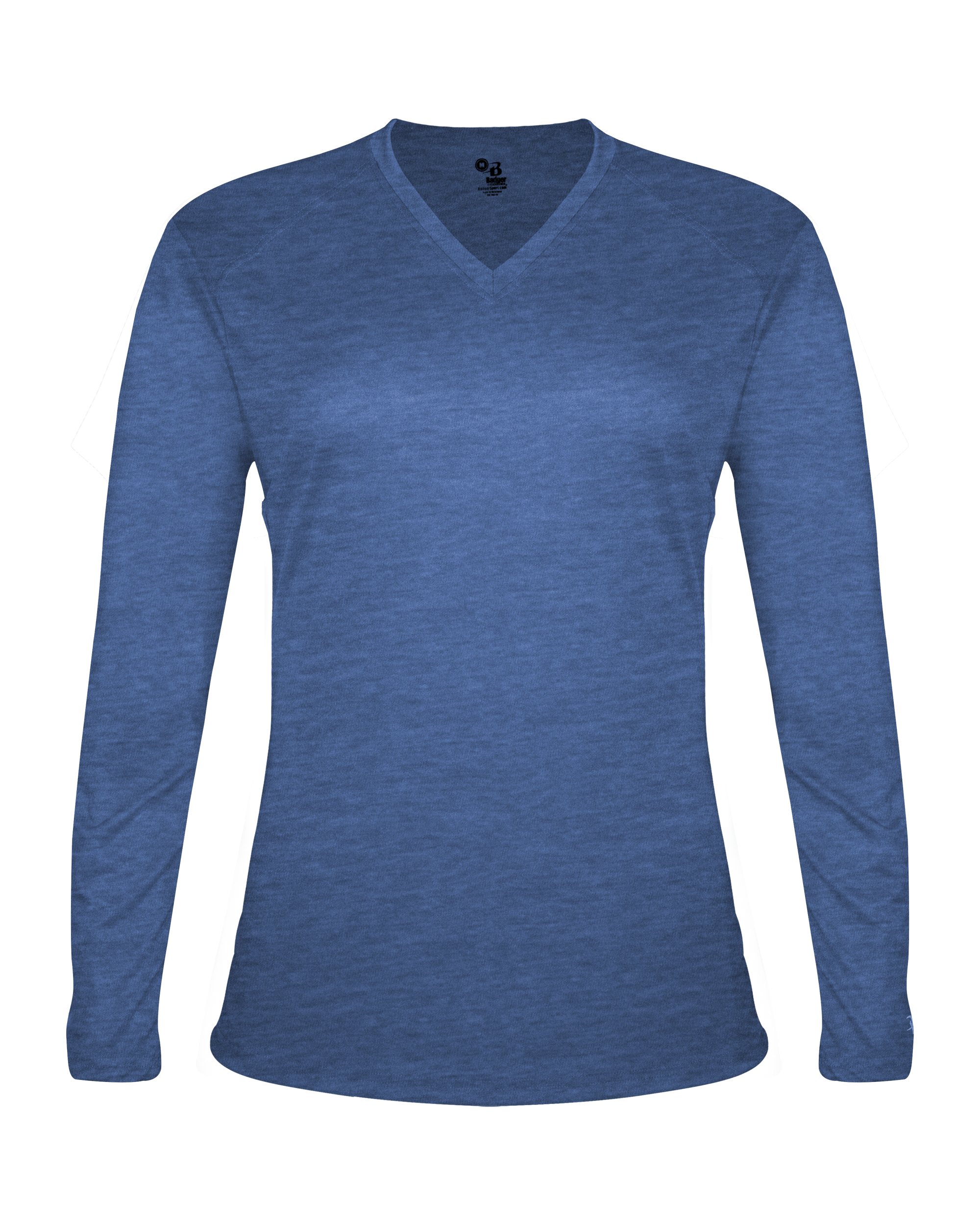 LADIES TRI-BLEND V-NECK LONG SLEEVE TEE lquarter