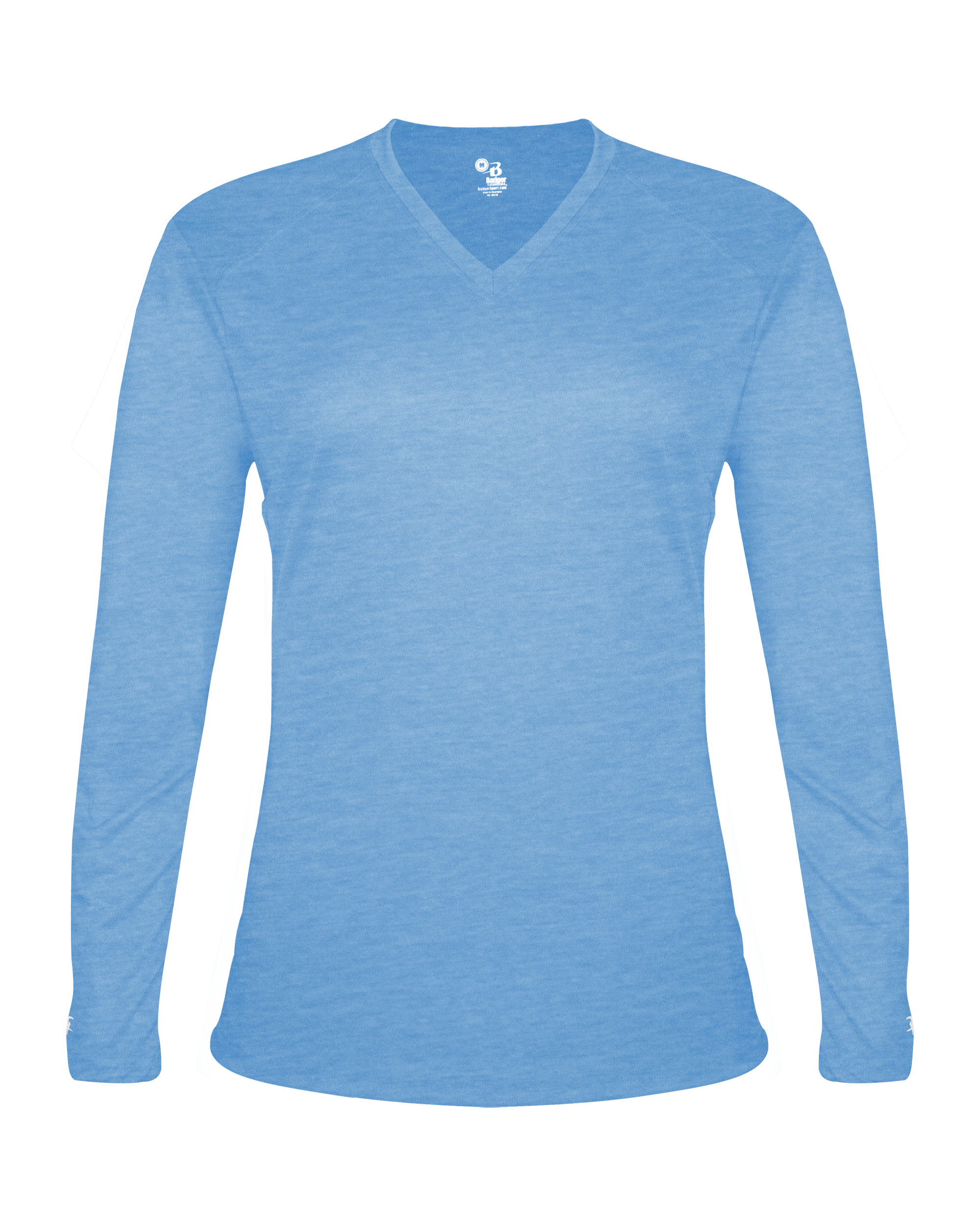 LADIES TRI-BLEND V-NECK LONG SLEEVE TEE lquarter