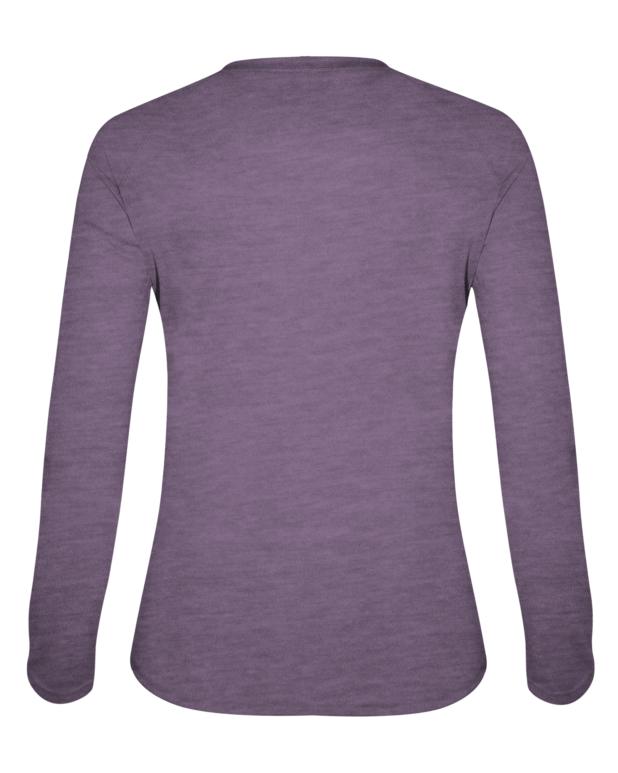 LADIES TRI-BLEND V-NECK LONG SLEEVE TEE back