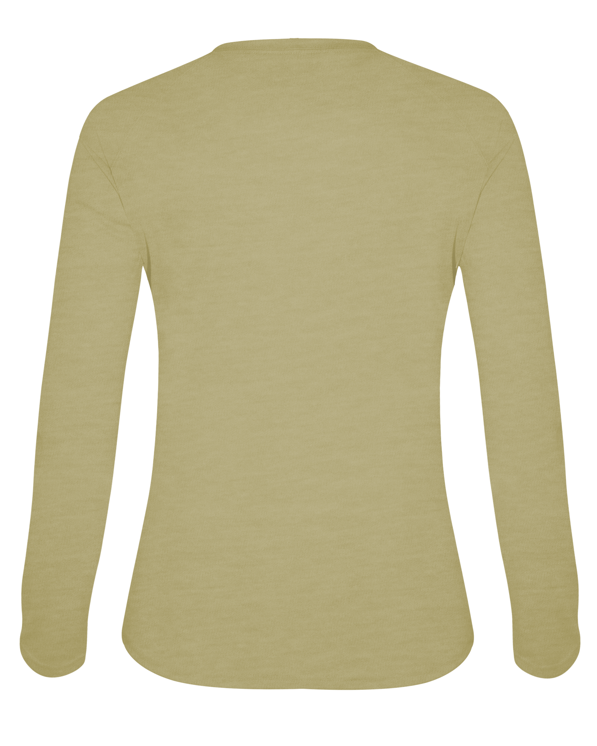 LADIES TRI-BLEND V-NECK LONG SLEEVE TEE back